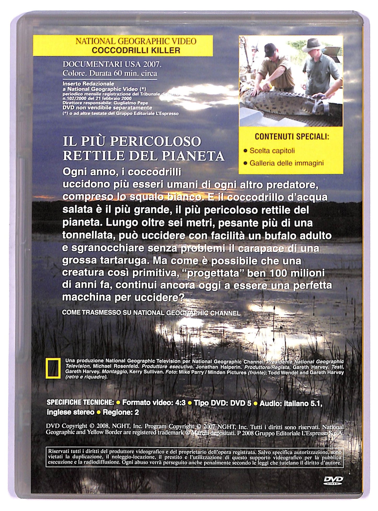 EBOND Coccodrilli Killer - National Geographic Vol. 65 DVD Editoriale D746065
