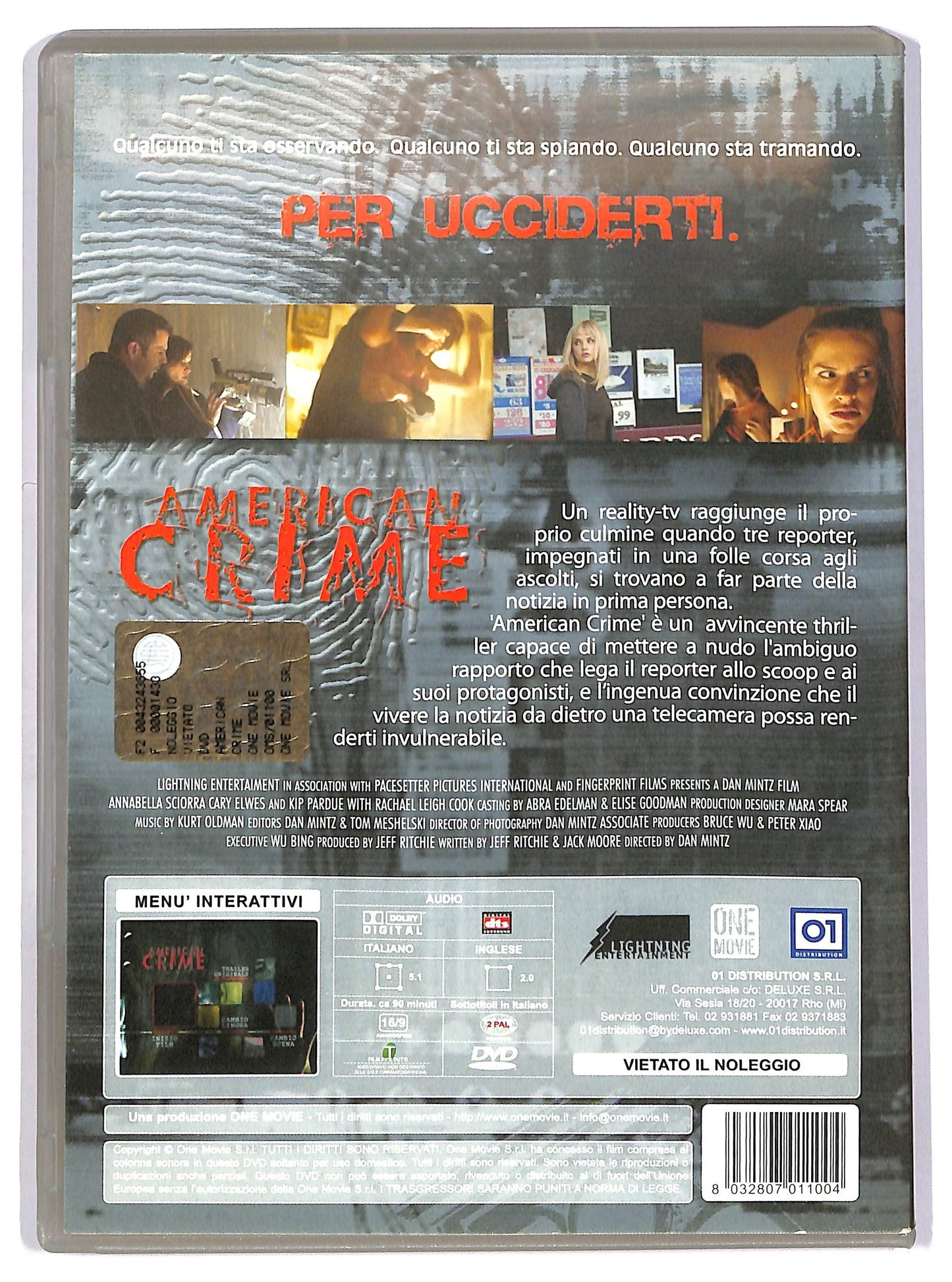 EBOND American Crime  DVD D746145