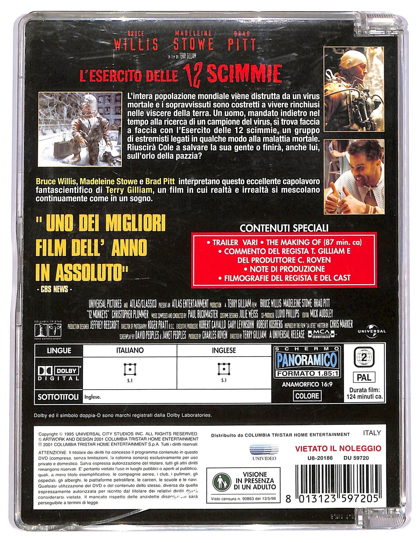 EBOND L'esercito delle 12 scimmie SJB DVD D746238