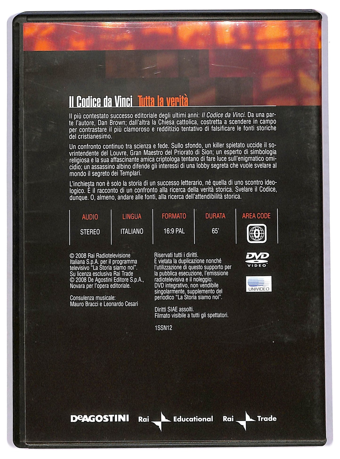 EBOND l codice da Vinci Tutta la verita n.12 La Storia Siamo Noi DVD D746446