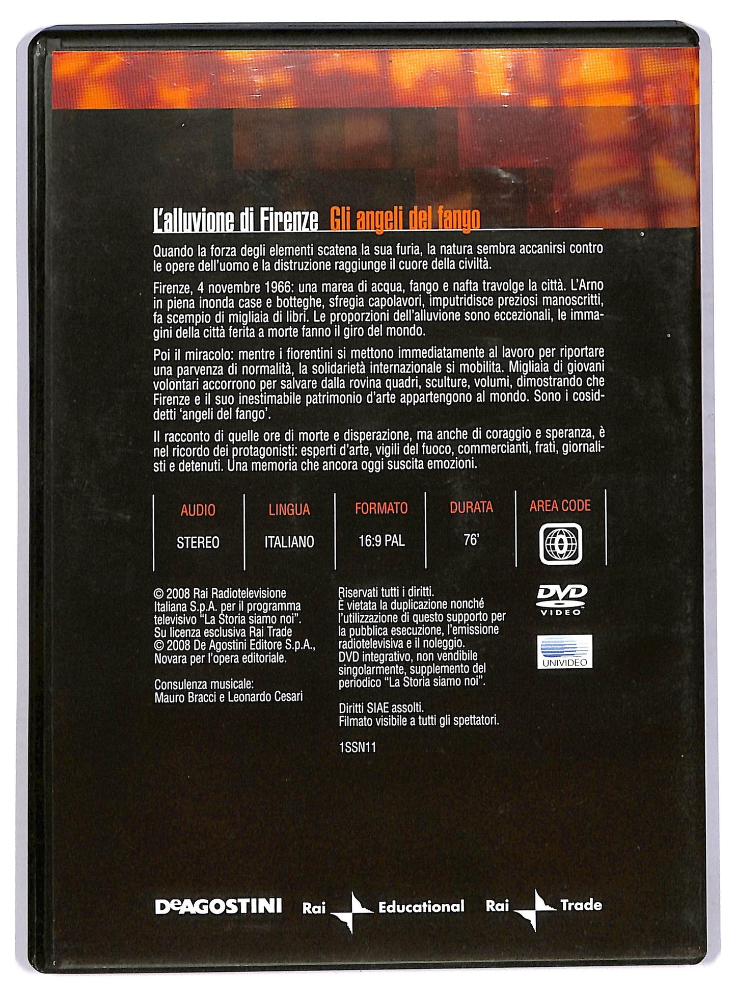 EBOND L'alluvione di Firenze Gli angeli del fango EDITORIALE DVD D746462