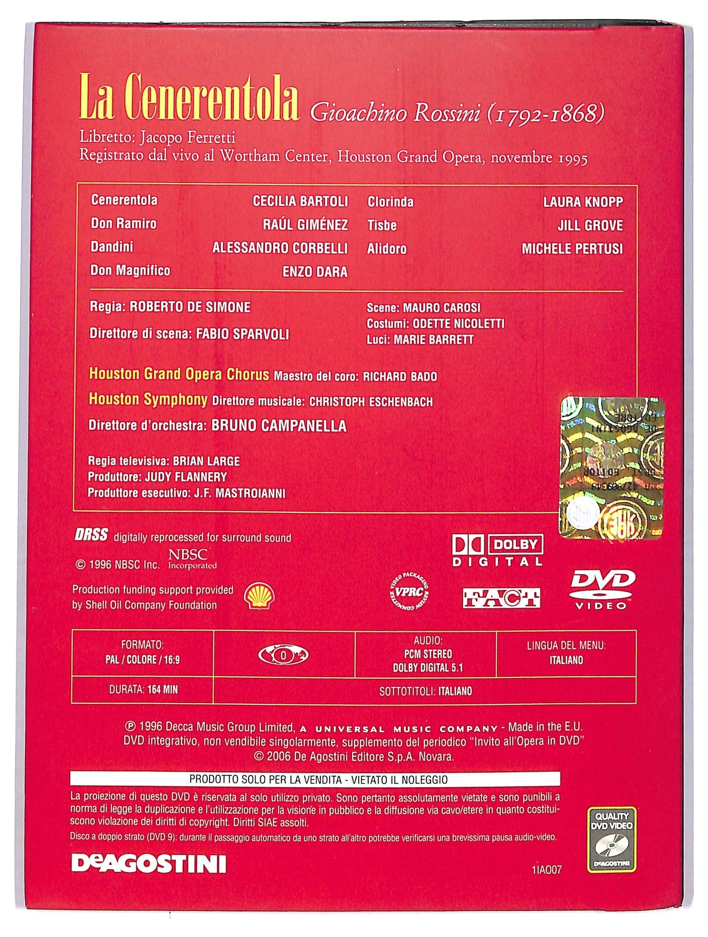 EBOND Invito all'Opera - La Cenerentola vol 7 EDITORIALE DVD D746527