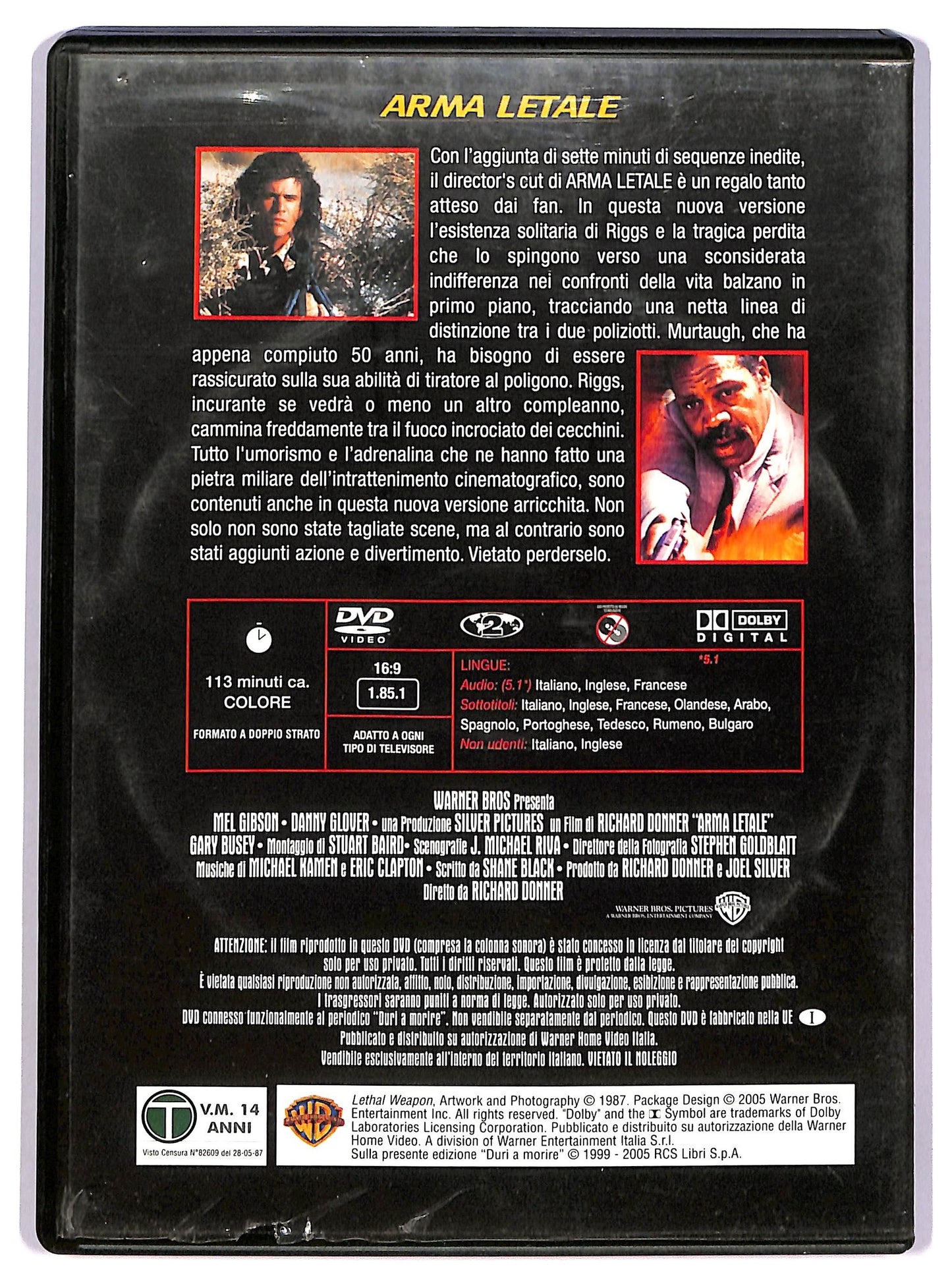 EBOND Arma letale EDITORIALE DVD D746603