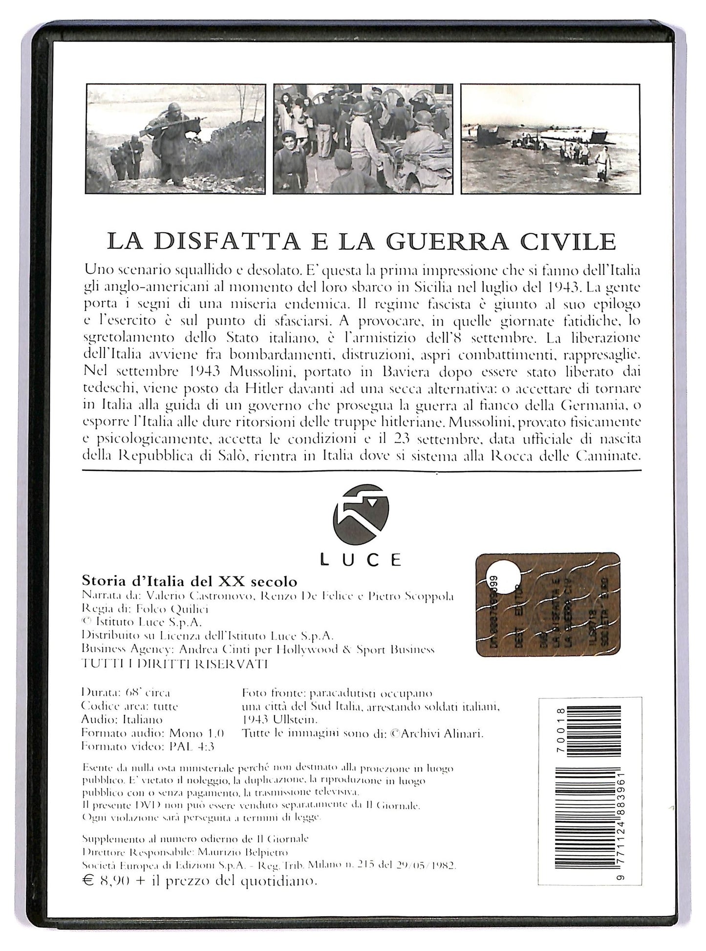 EBOND La disfatta e la guerra civile EDITORIALE DVD D746640