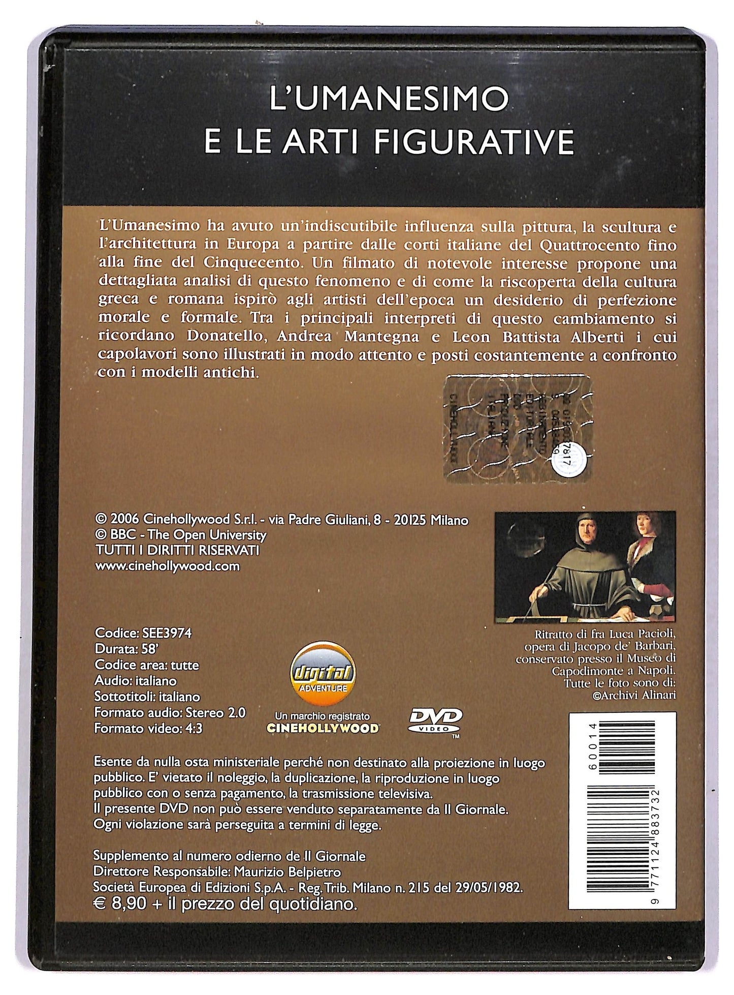 EBOND L'umanesimo e le arti figurative vol.14 EDITORIALE DVD D746723