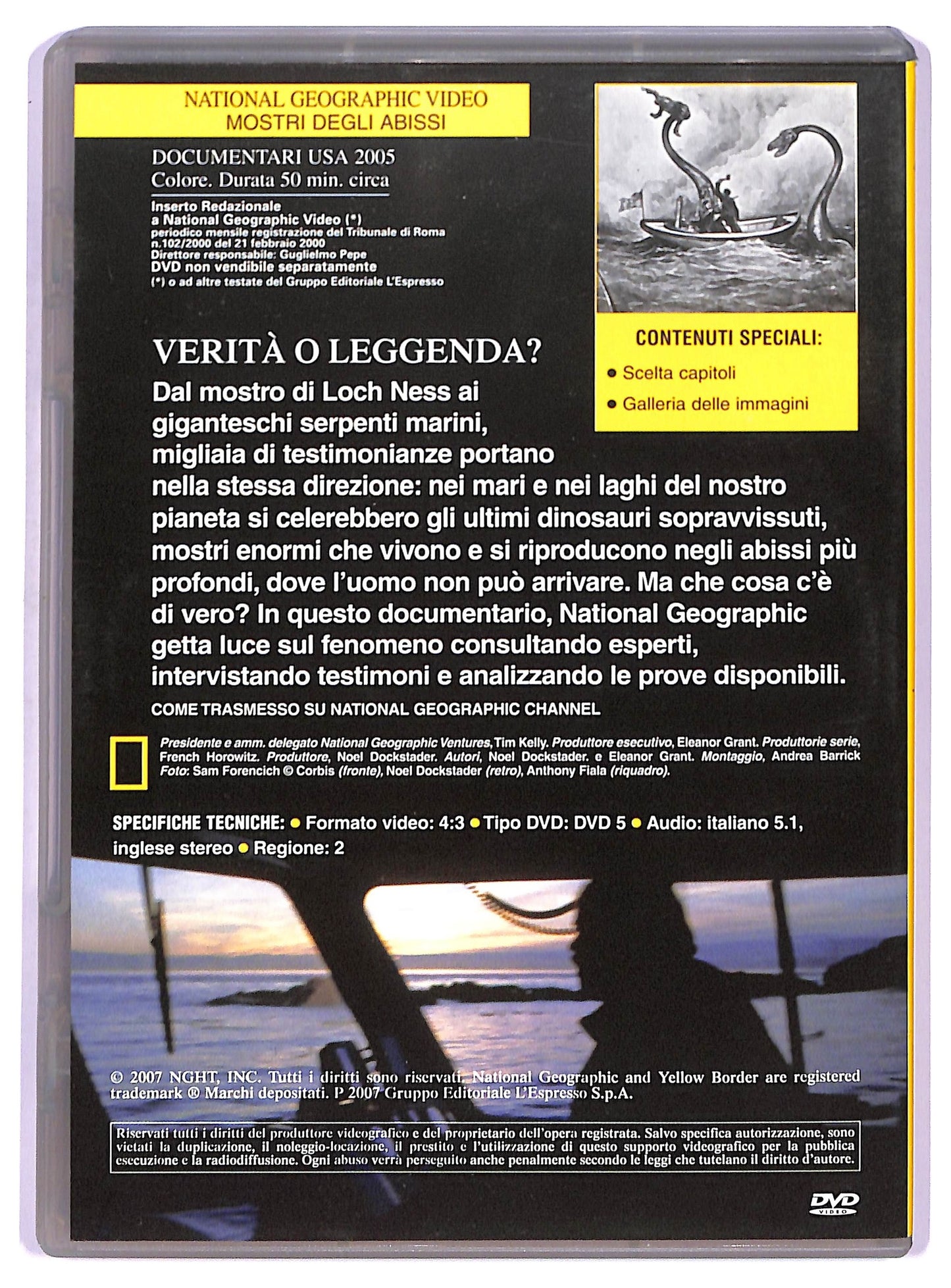 EBOND Mostri Degli Abissi. Is It Real? National Geographic Vol.53 DVD D746817