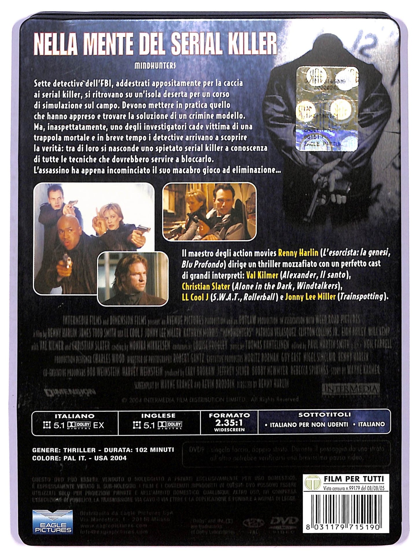 EBOND Nella mente del serial killer STEELBOOK DVD D746904