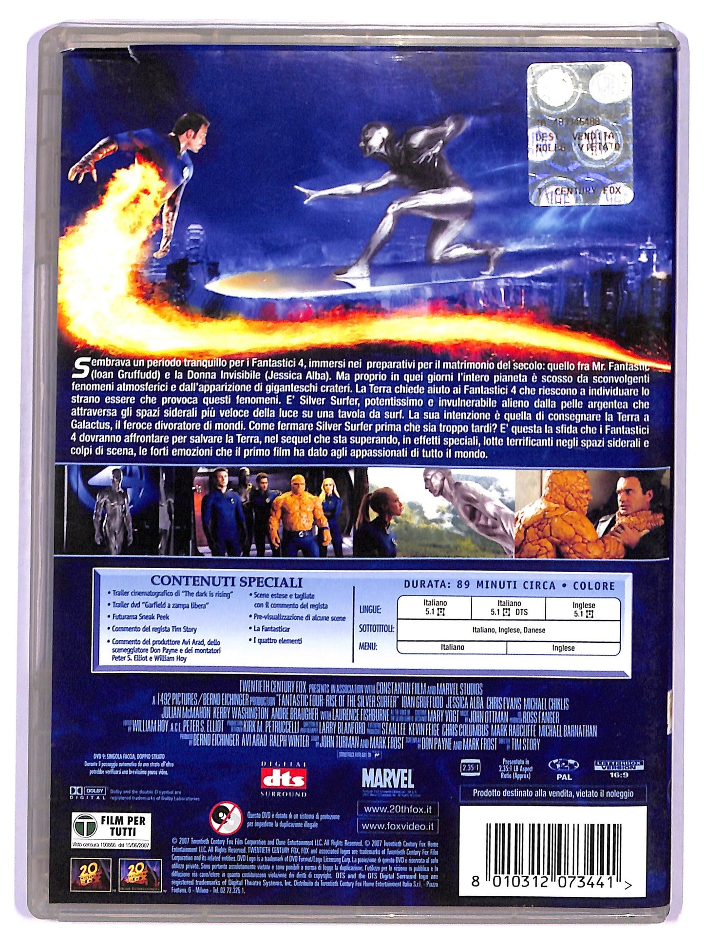 EBOND i fantastici 4 e silver surfer DVD D746951