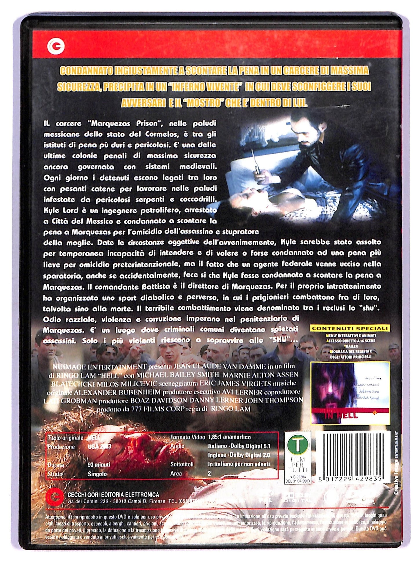 EBOND Hell - Esplode La Furia   DVD D747044