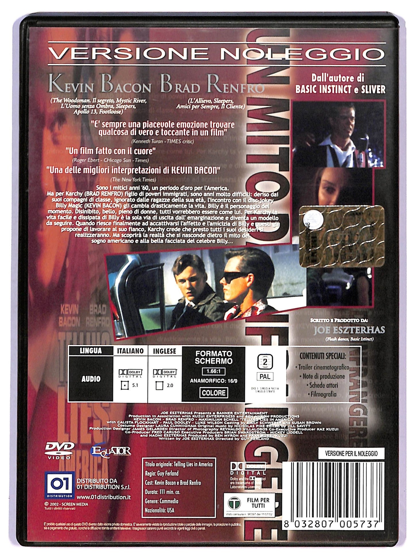 EBOND Telling Lies In America Un Mito Da Infrangere NOLEGGIO DVD D747112