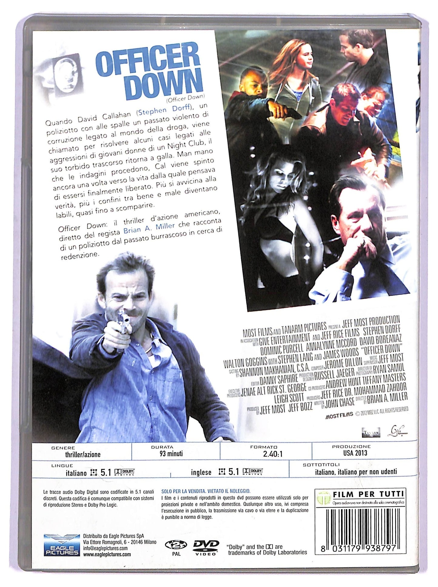 EBOND Officer Down NOLEGGIO DVD D747130