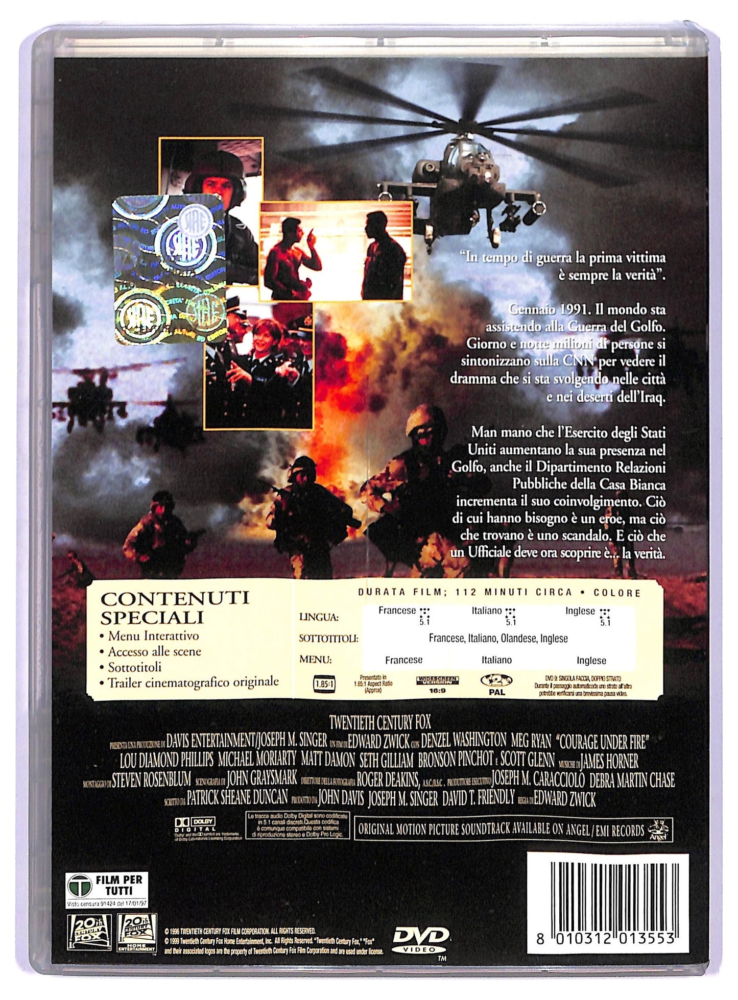 EBOND il coraggio della verita' DVD D747312