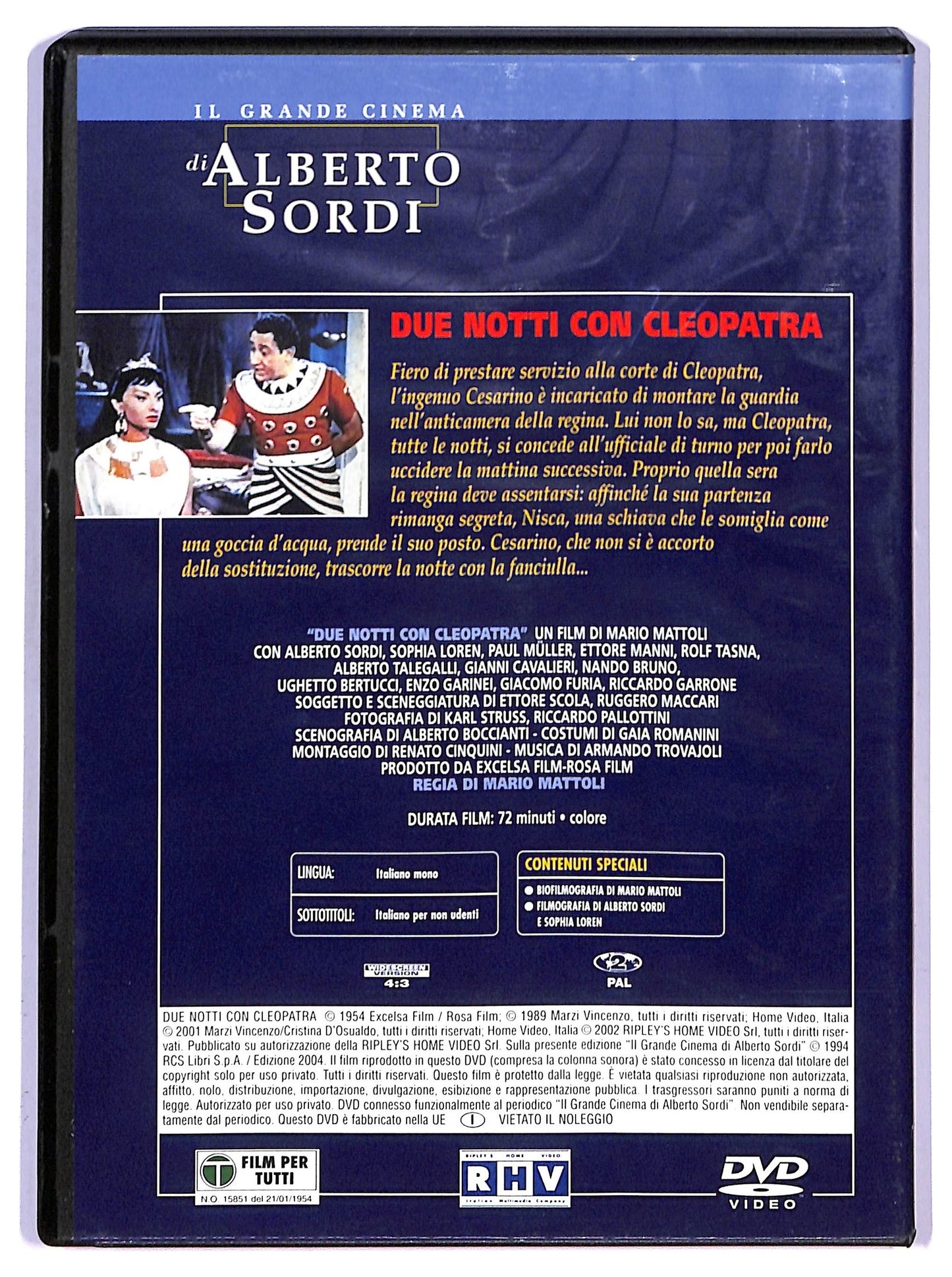EBOND Due Notti Con Cleopatra DVD D747337