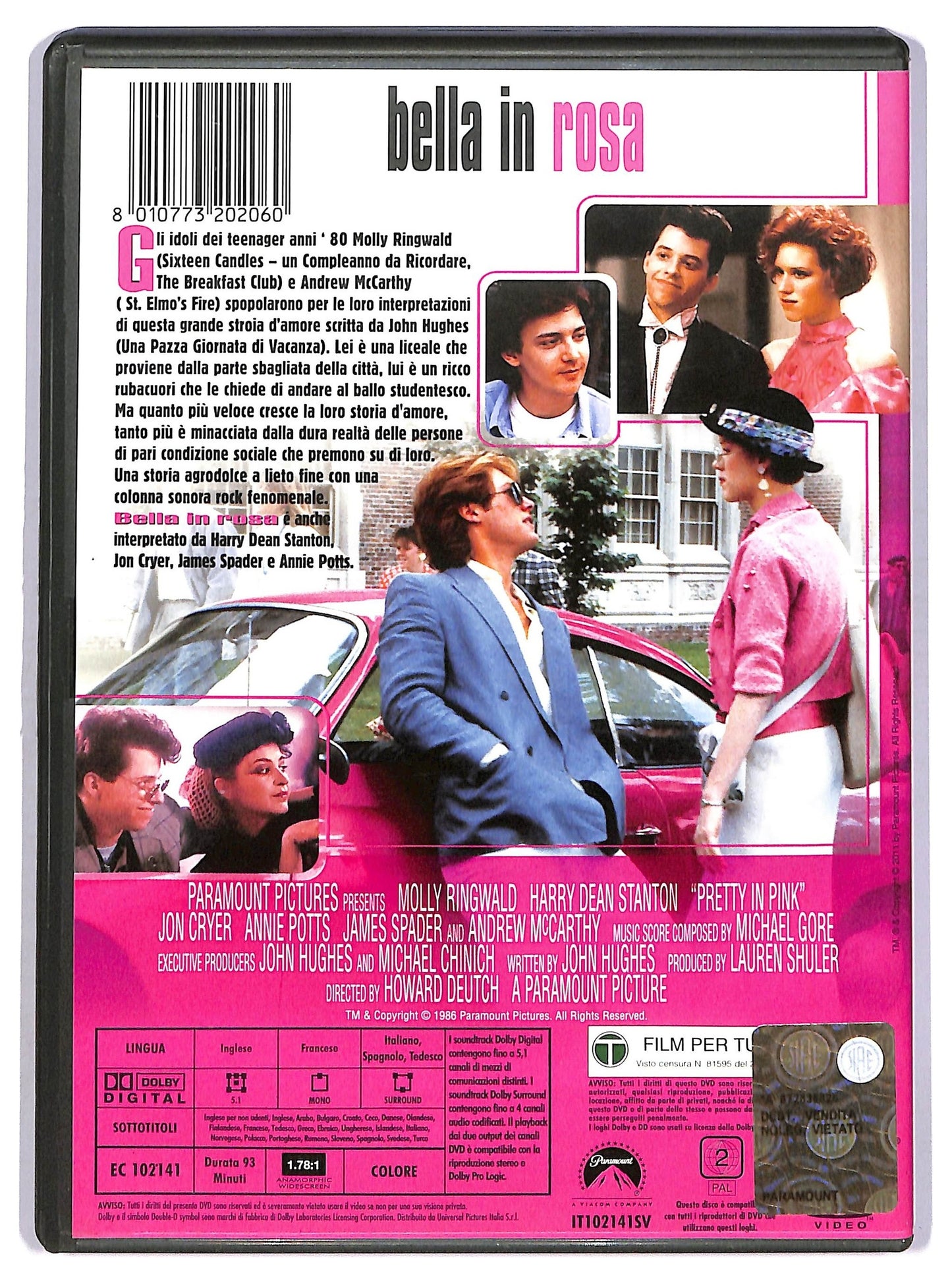 EBOND Bella in rosa TEST PRESSING DVD D747458