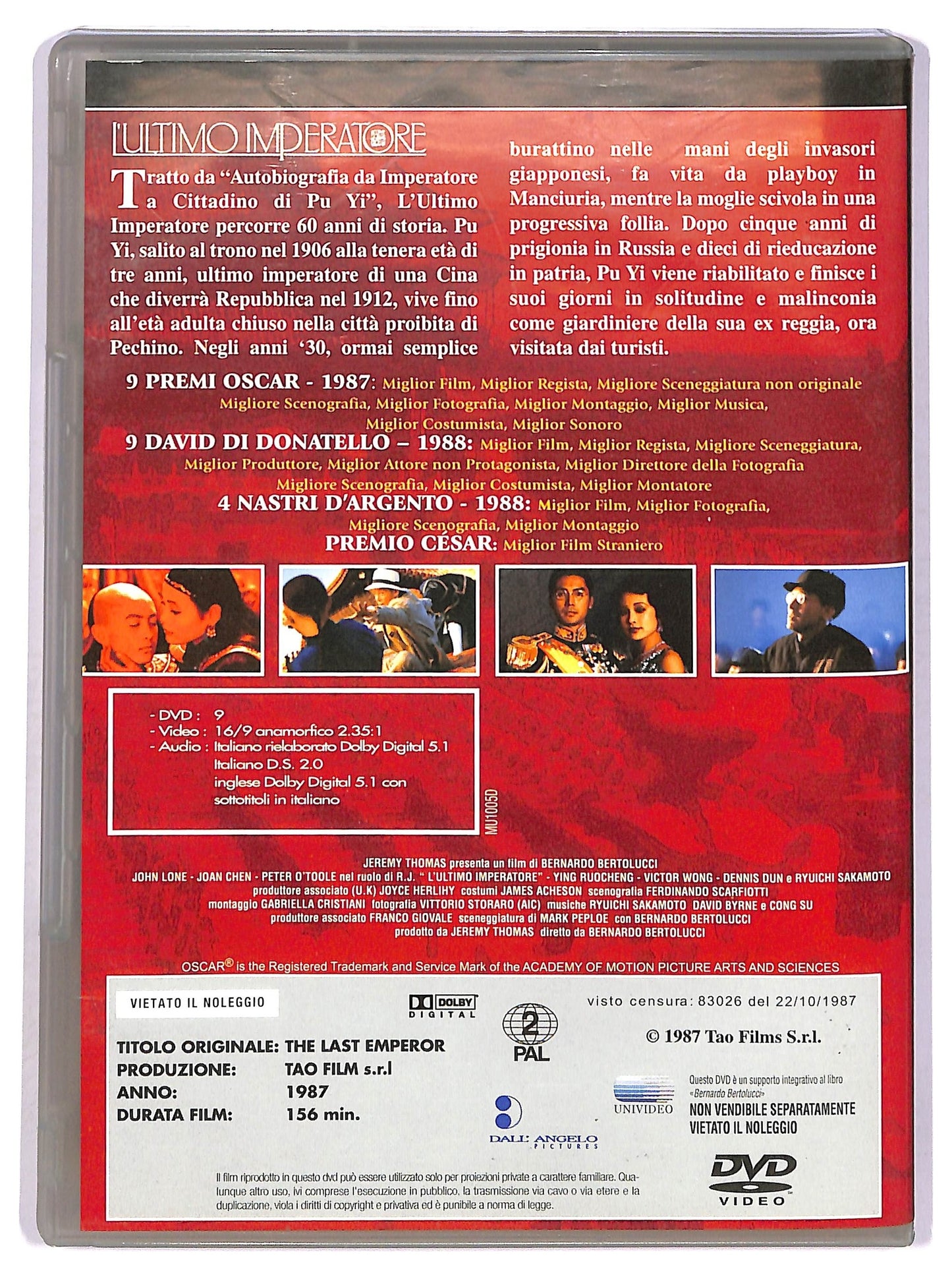 EBOND L'ultimo imperatore  EDITORIALE DVD D747534