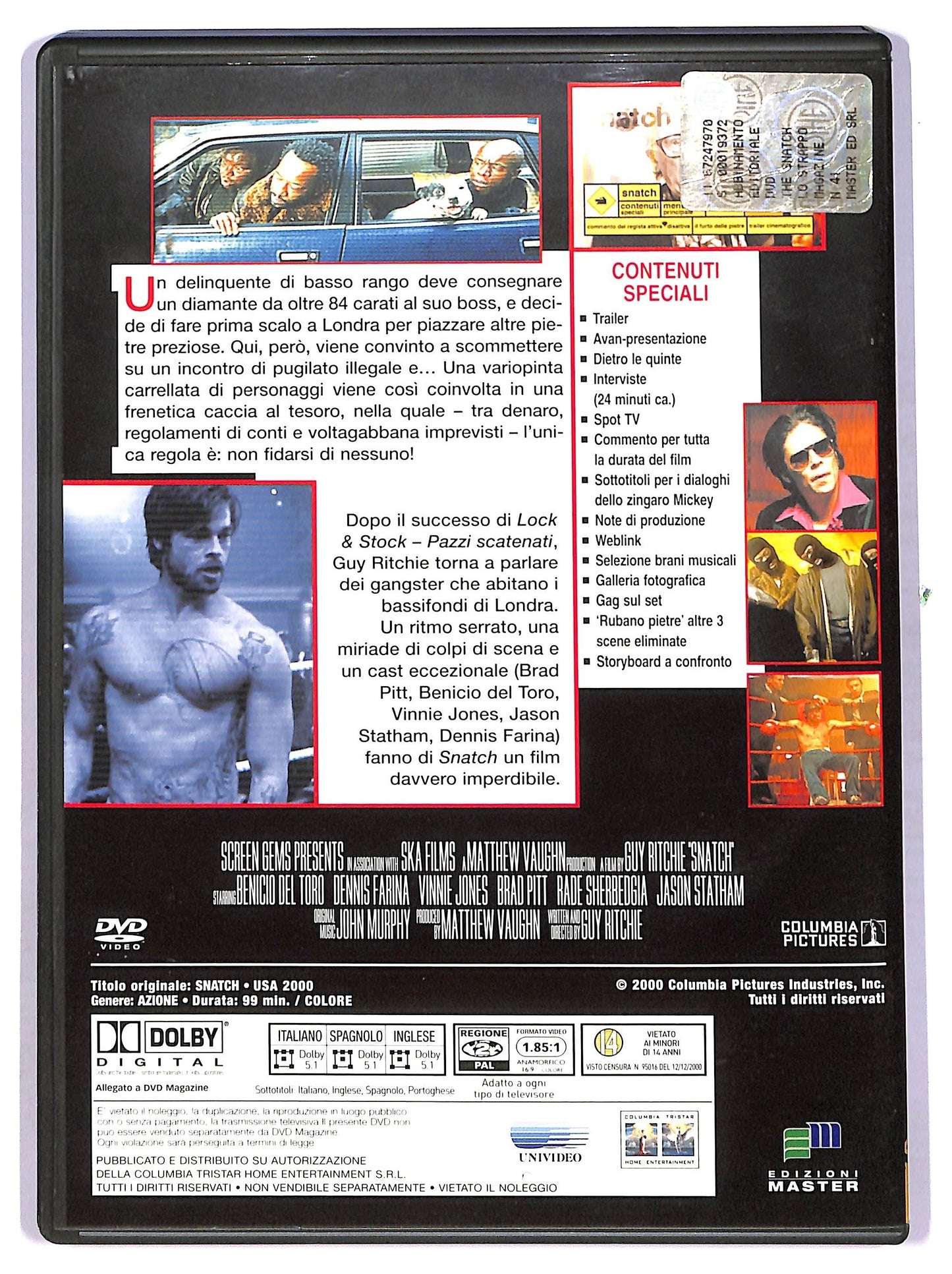EBOND Snatch - Lo strappo EDITORIALE DVD D747718