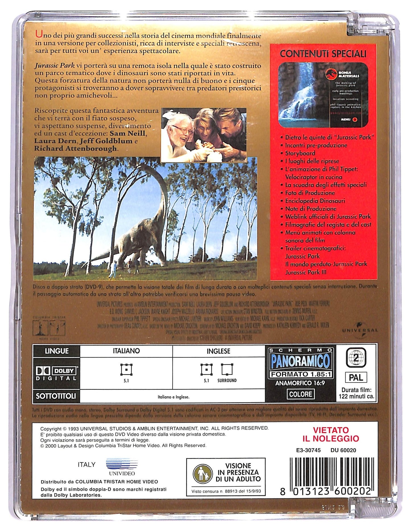 EBOND Jurassic Park COLLECTOR'S EDITION SJB DVD D747733
