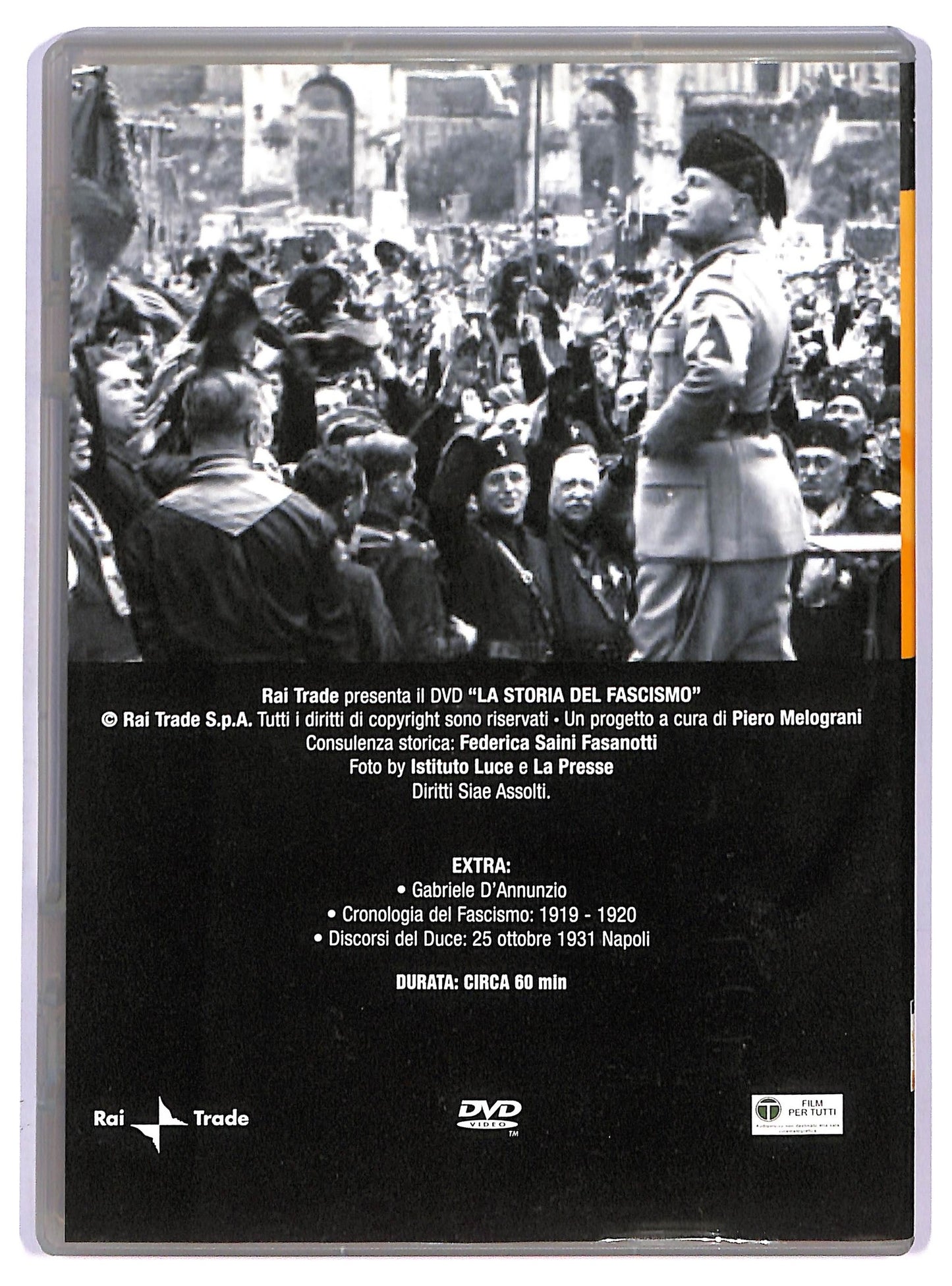 EBOND La storia del fascismo. Le origini (1919-1922),  EDITORIALE  DVD D747819