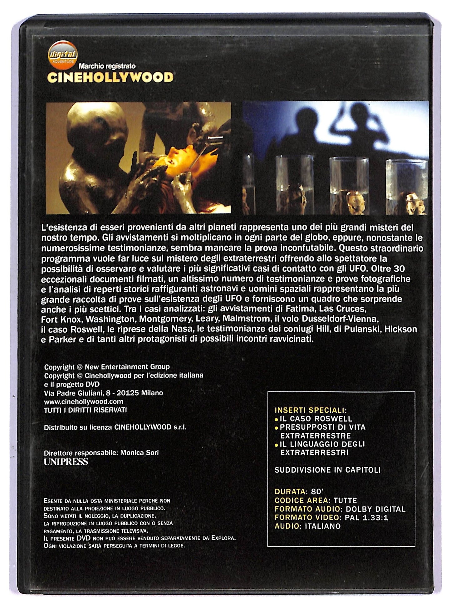 EBOND Ufo Vol.5 Esclusivo Dossier Collana Explora EDITORIALE DVD D747835