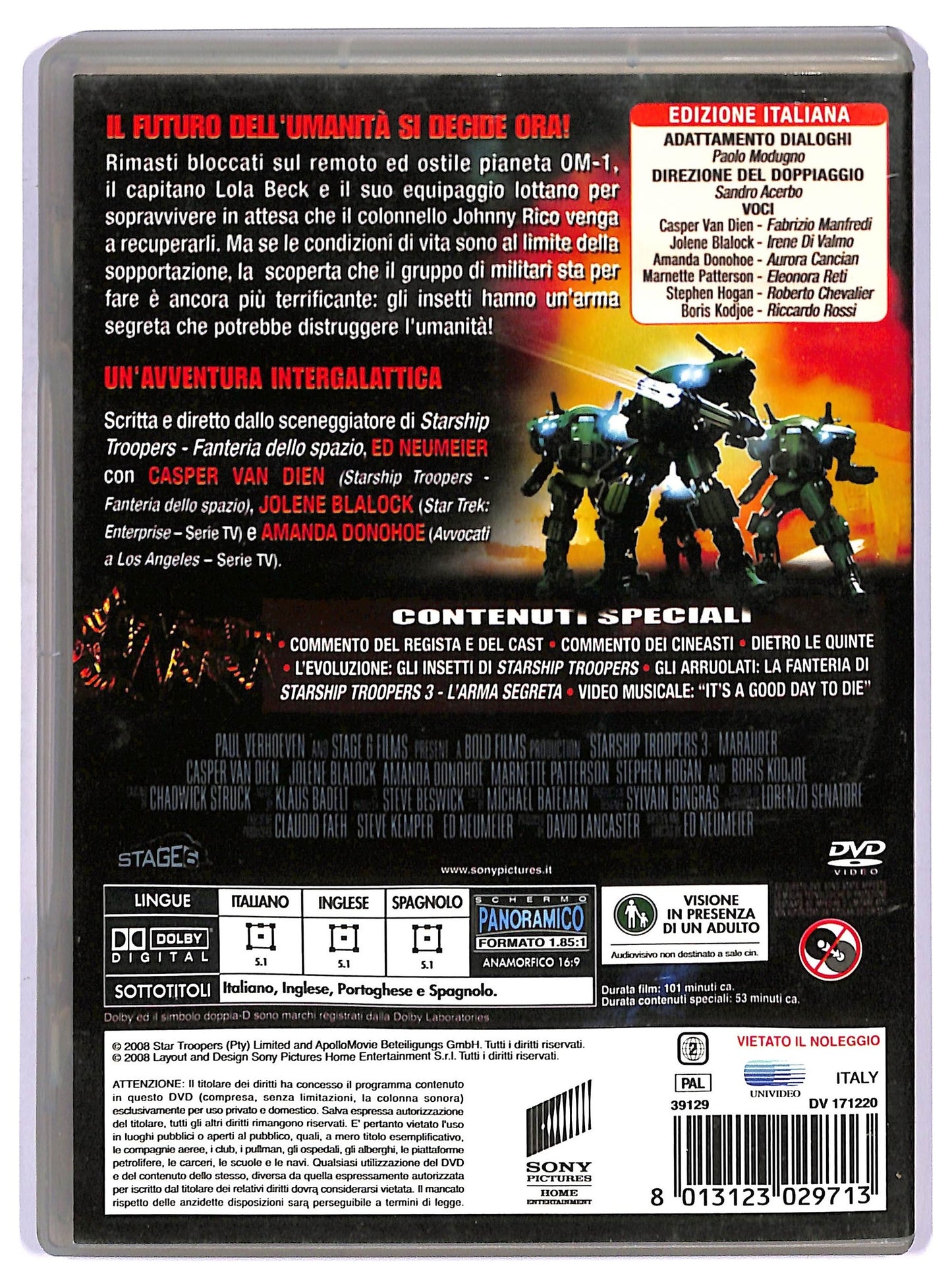 EBOND Starship Troopers 3  L'arma segreta DVD D747946