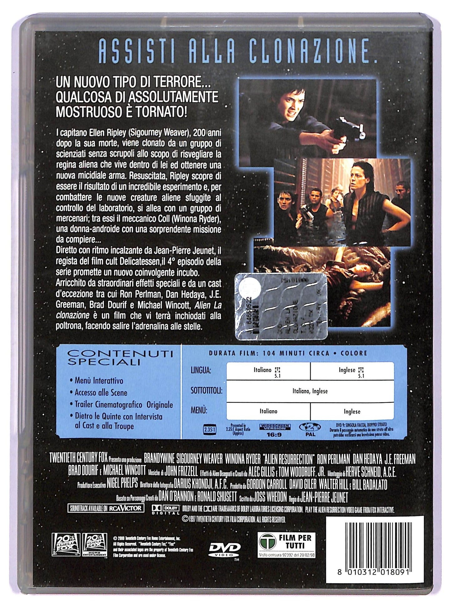 EBOND Alien - La clonazione DVD D748047