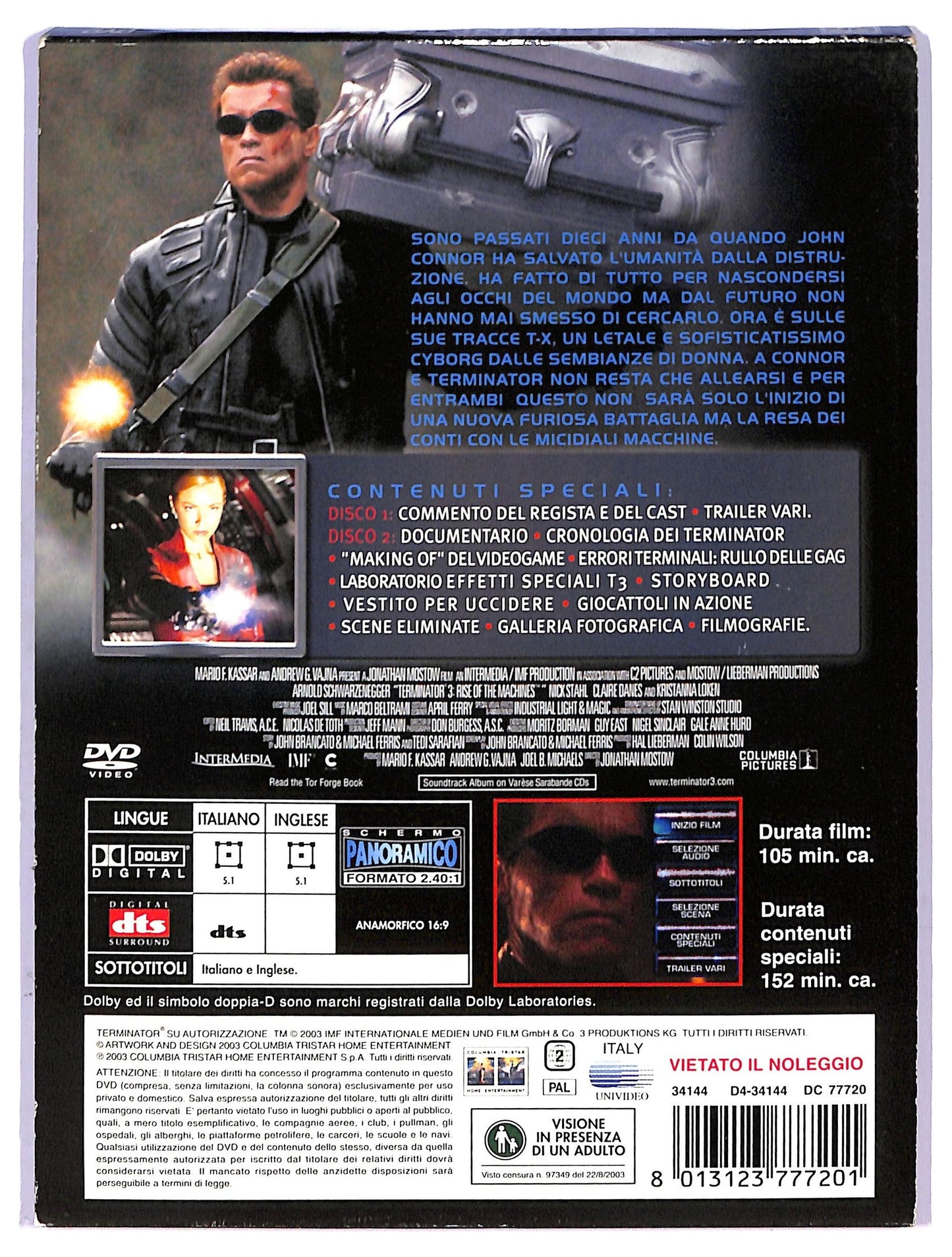EBOND Terminator 3  DVD  Slipcase SLIM D748053