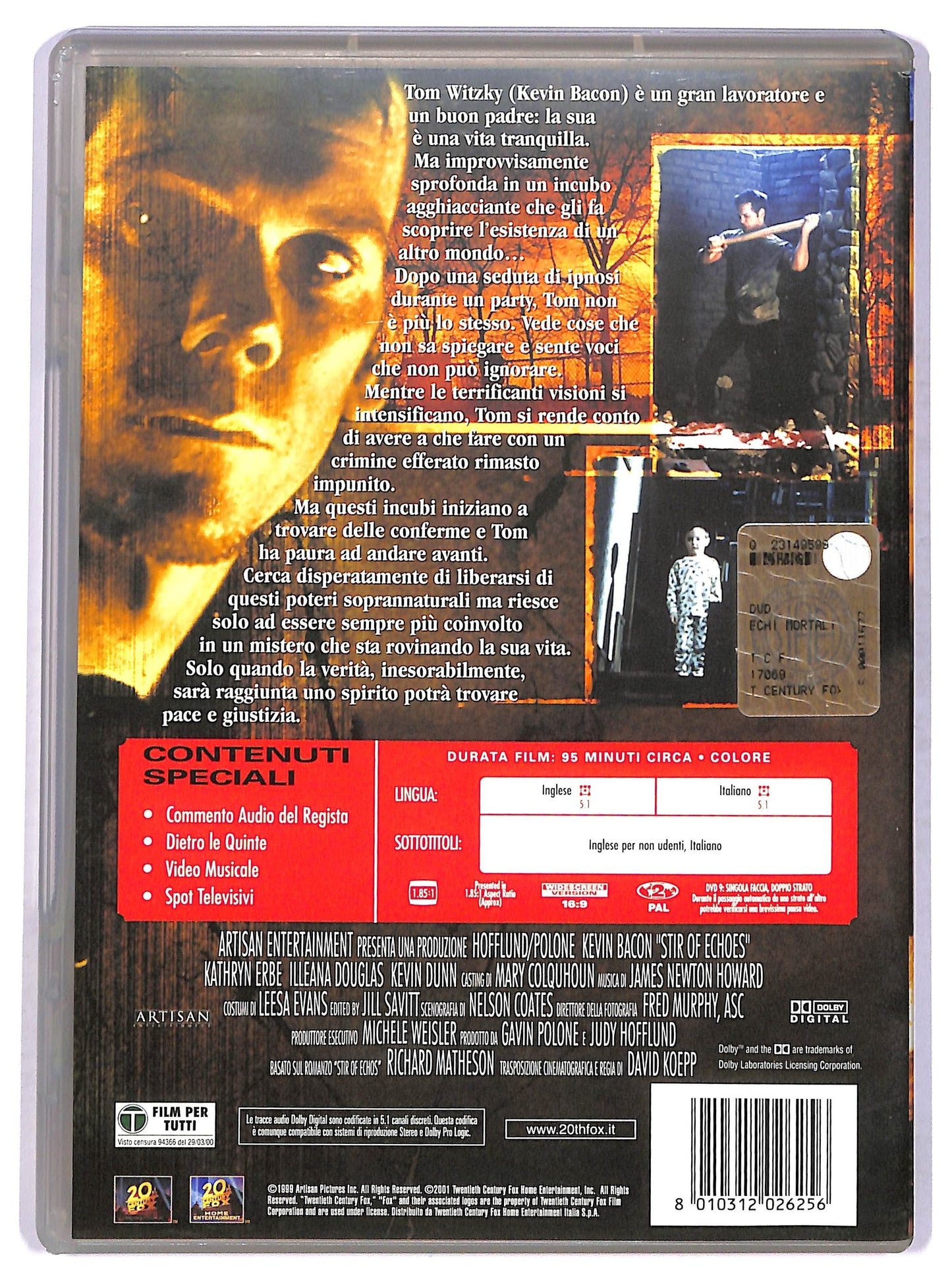 EBOND Kevin Bacon - Echi mortali DVD D748141
