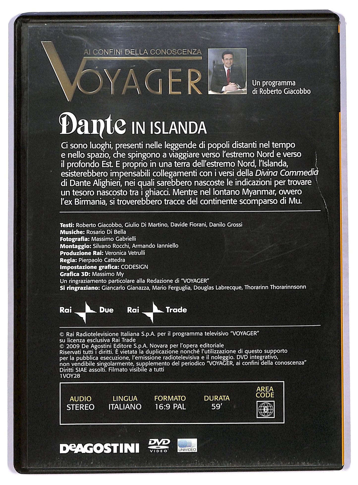 EBOND Voyager  Vol. 28 - Dante in Islanda EDITORIALE DVD D748226