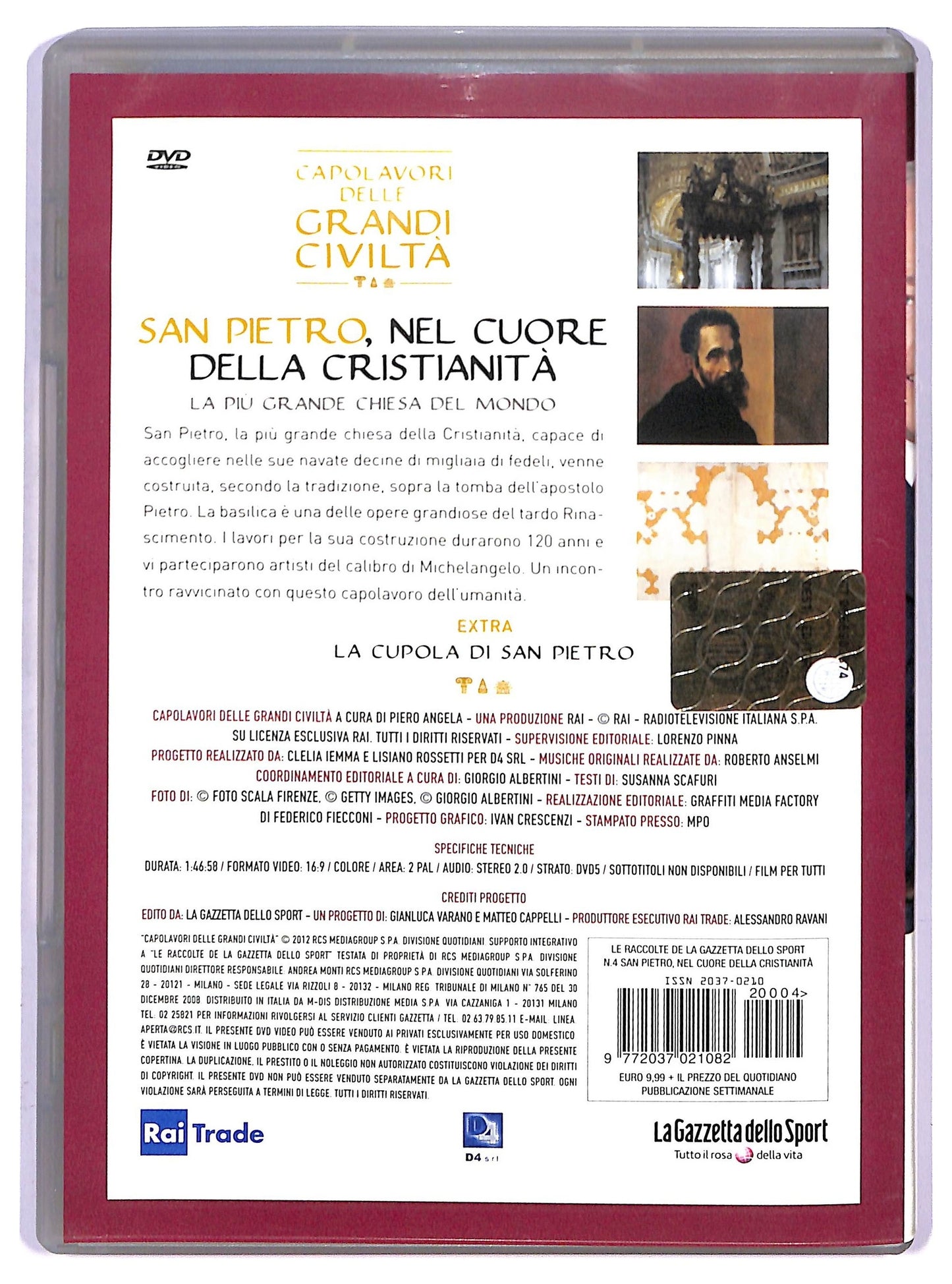 EBOND Capolavori Delle Grandi Civilta - San Pietro EDITORIALE DVD D748460