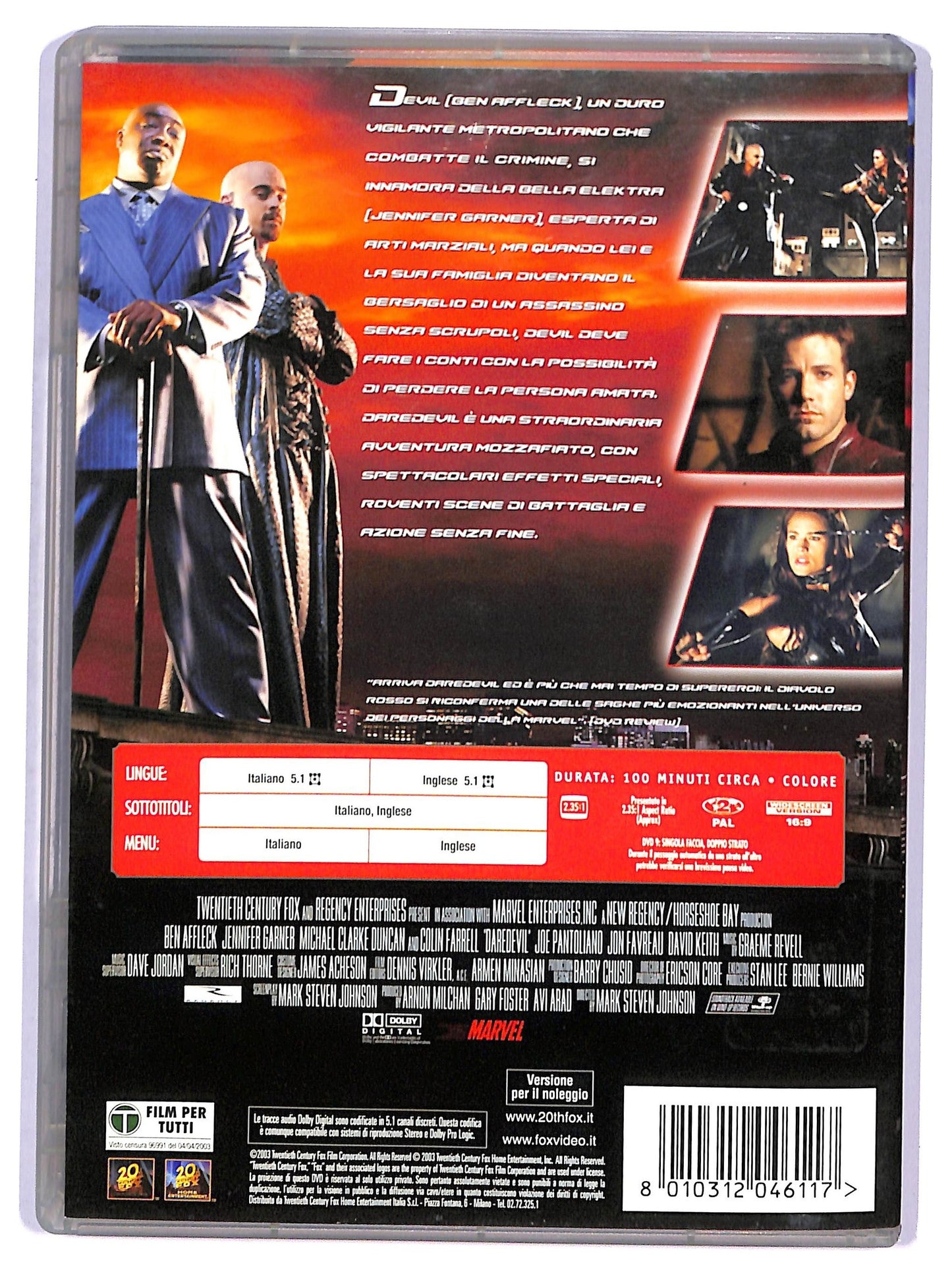 EBOND Daredevil NOLEGGIO DVD D748527