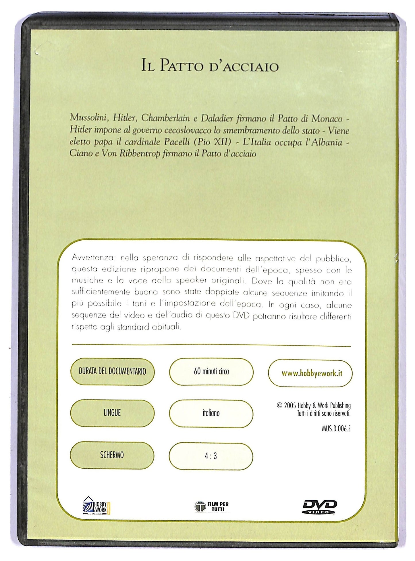 EBOND il patto d'acciaio  EDITORIALE DVD D748535