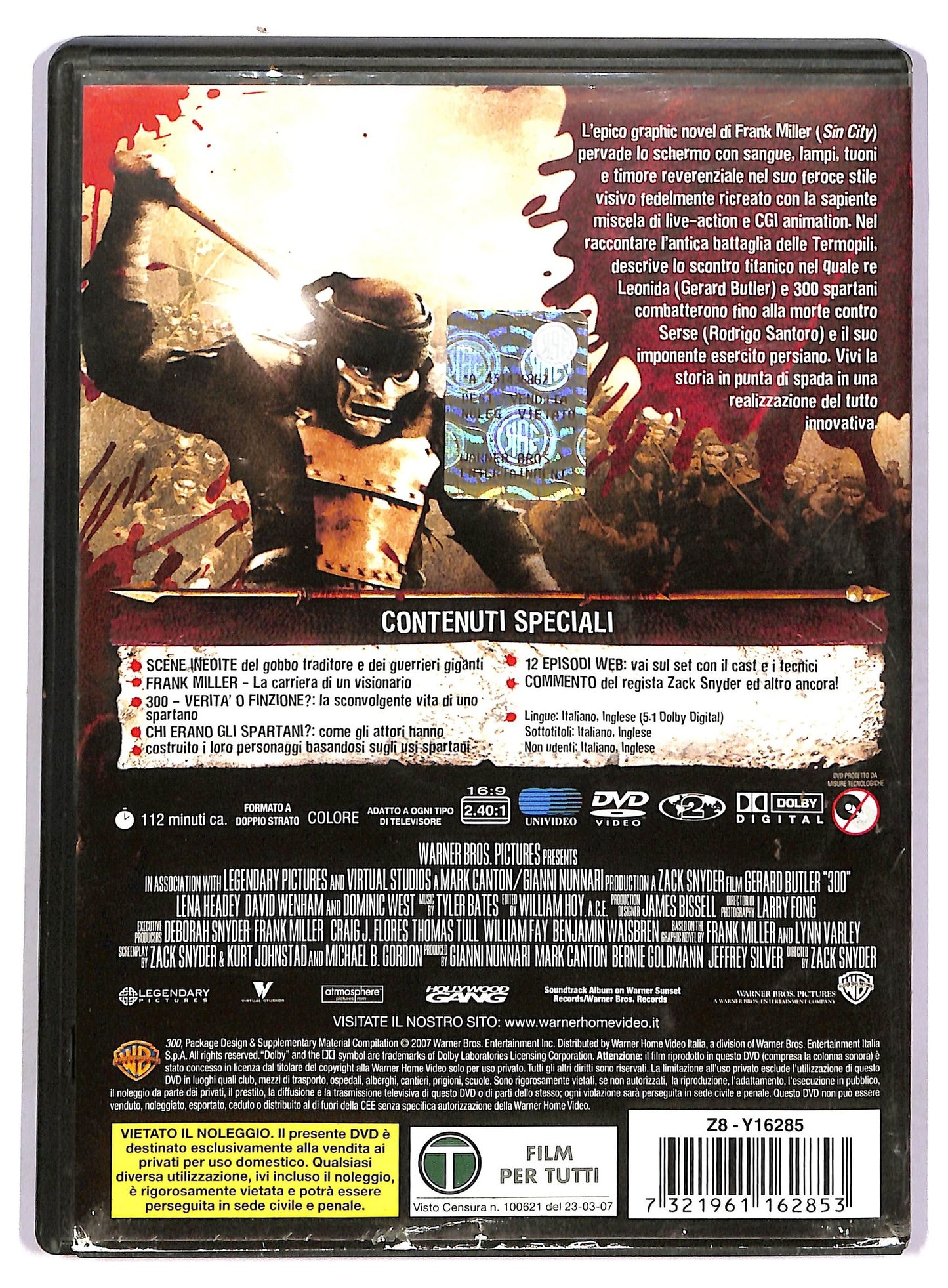 EBOND 300 Edizione Speciale 2 dischi DVD D748657