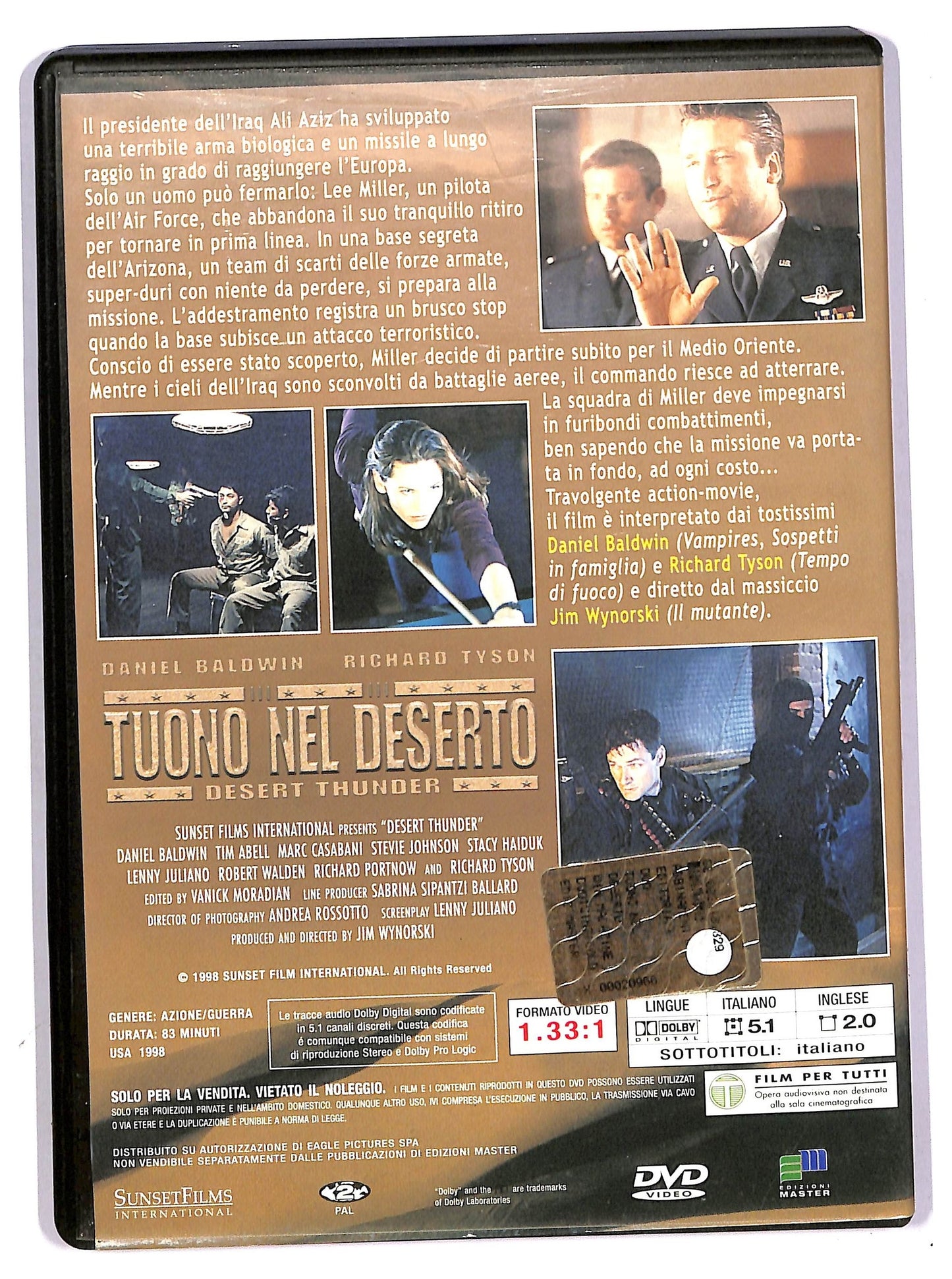 EBOND Tuono nel deserto  EDITORIALE DVD D748665