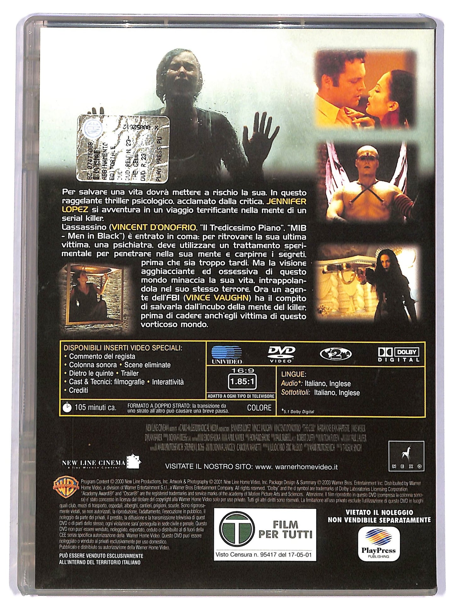 EBOND The cell La cellula EDITORIALE  DVD D748837