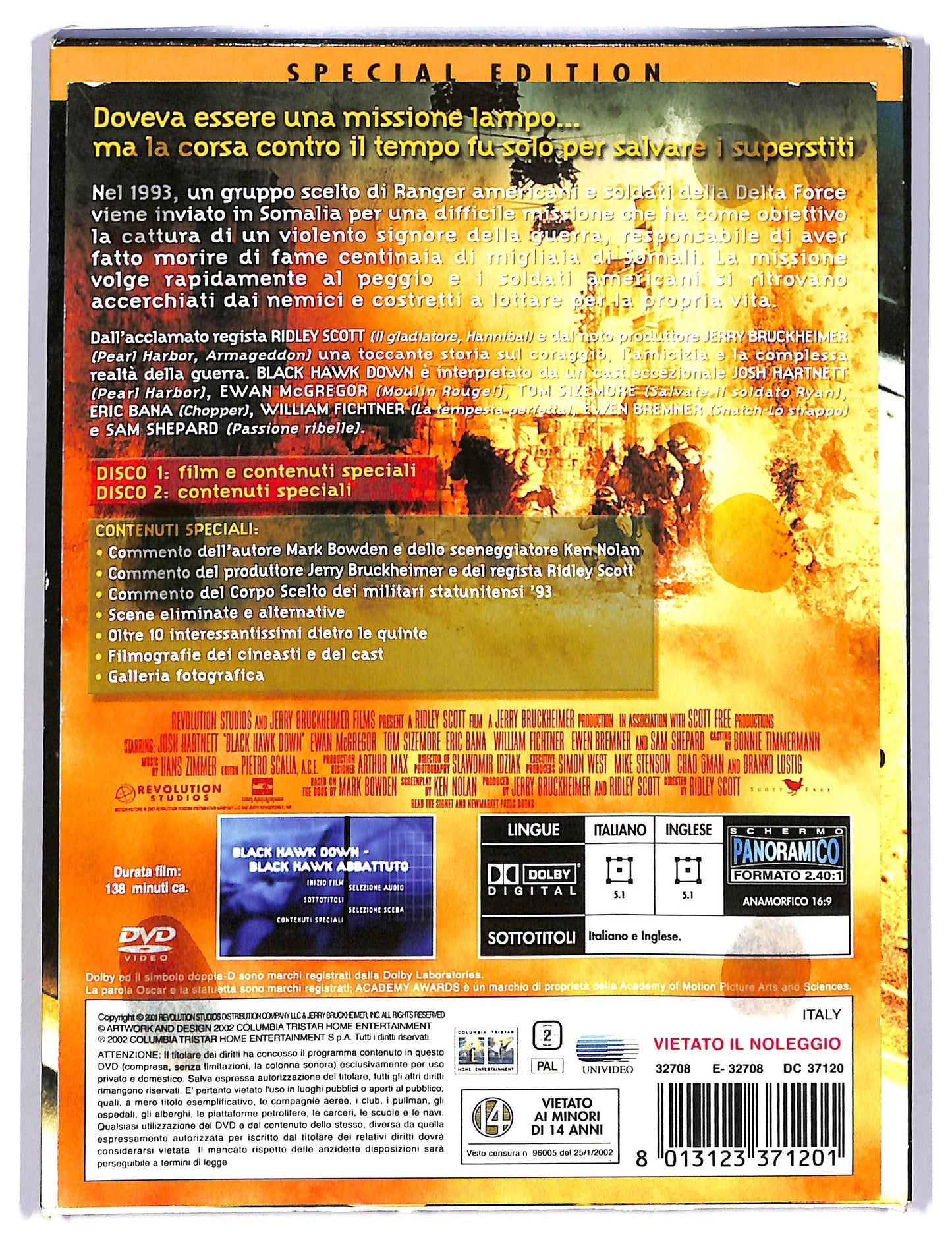 EBOND black hawk down DIGIPACK SPECIAL EDITION DVD D748848