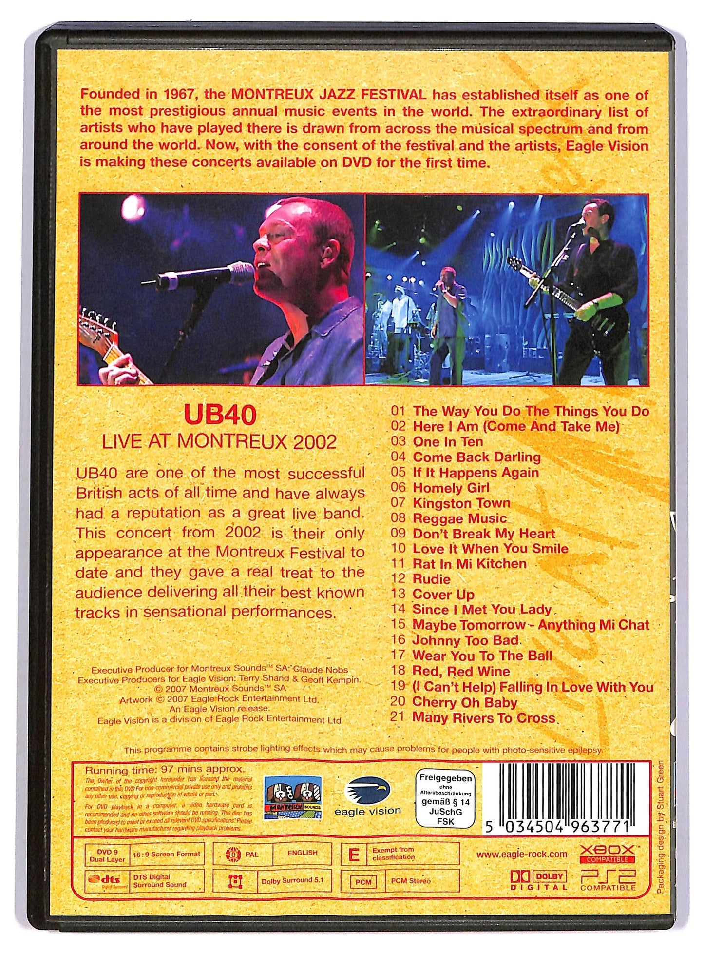 EBOND UB40 - Live at Montreux 2002 DVD D748864