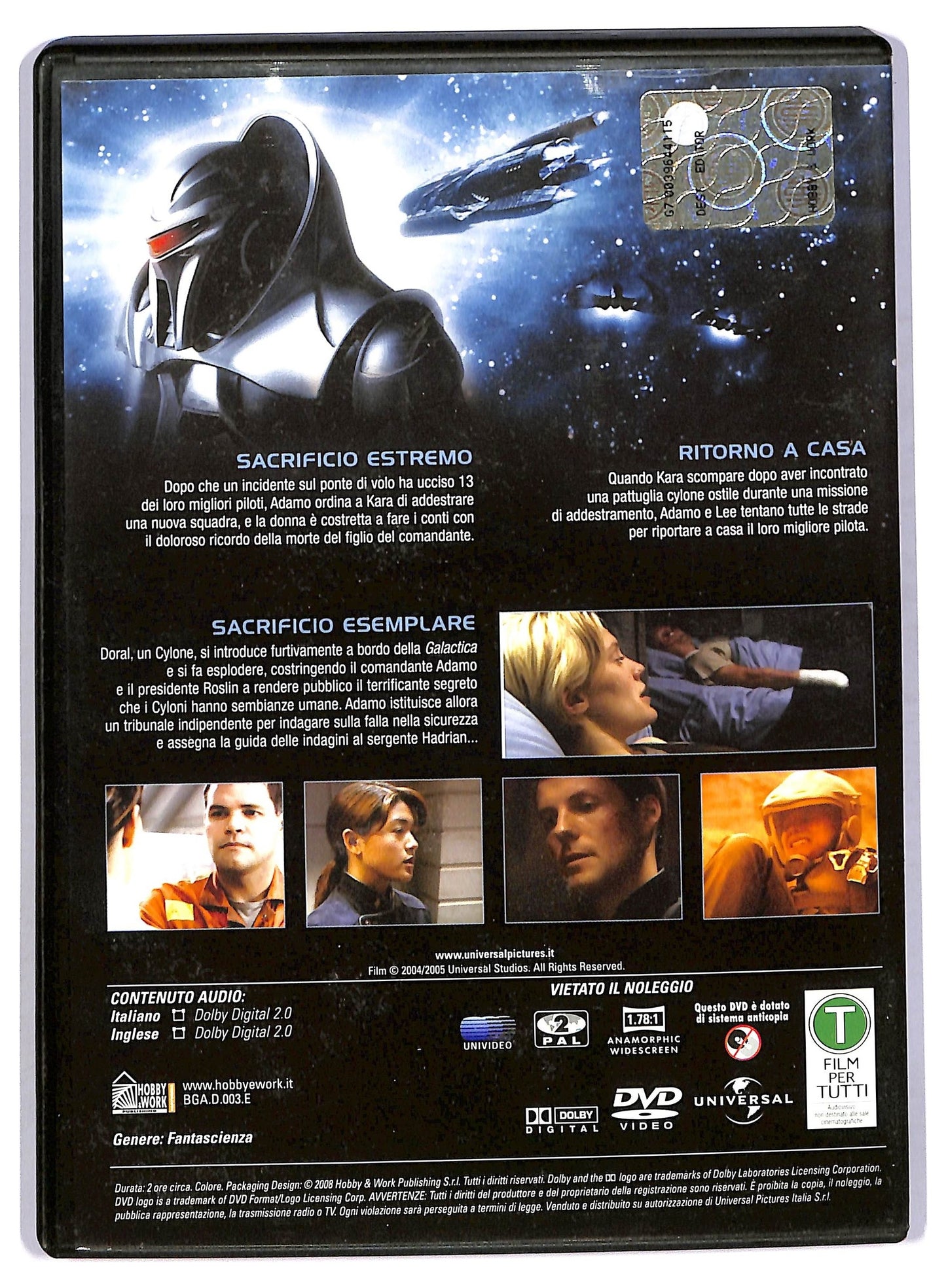 EBOND Battlestar Galactica St.1 Ep. 4/5/6  EDITORIALE DVD D748954