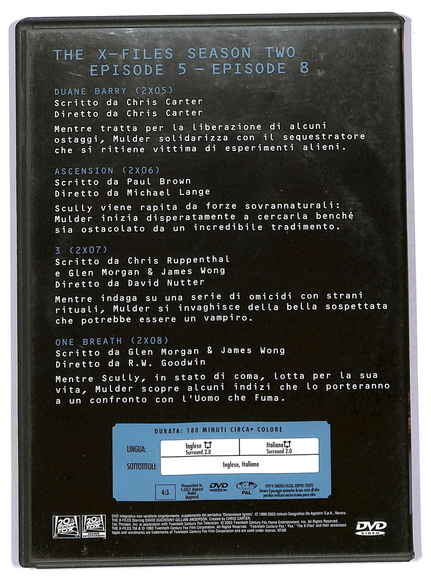 EBOND X-Files Collection - Stagione 2 Volume 2 EDITORIALE DVD D748958