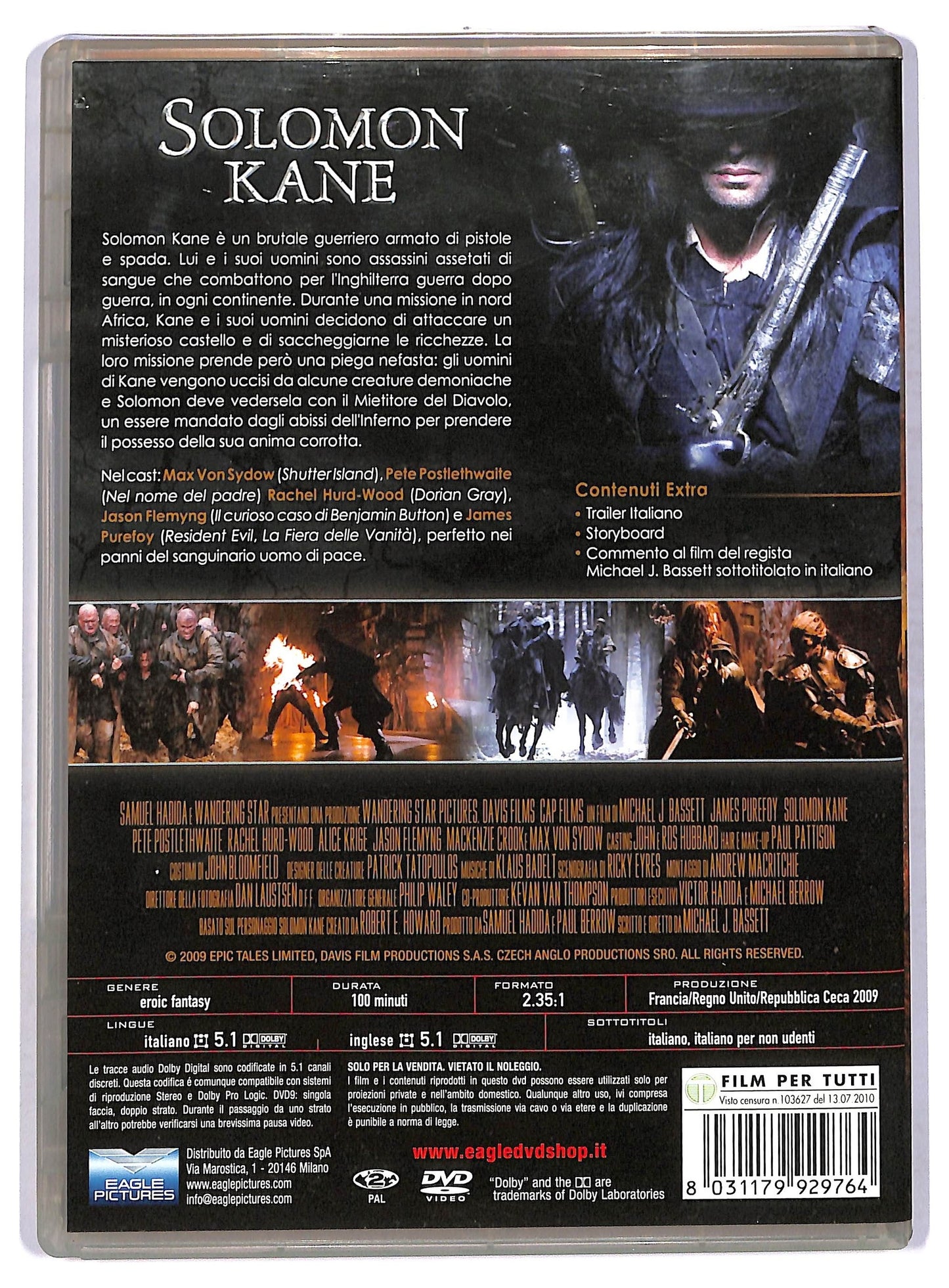 EBOND solomon kane DVD D749011
