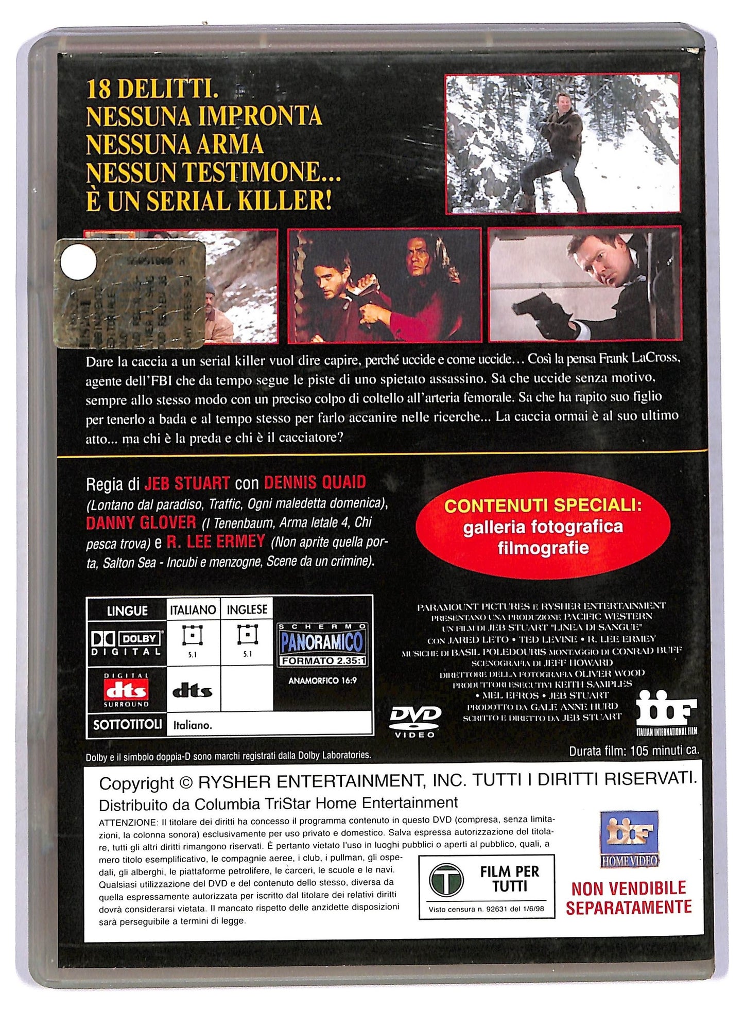 EBOND Linea di sangue EDITORIALE DVD D749045