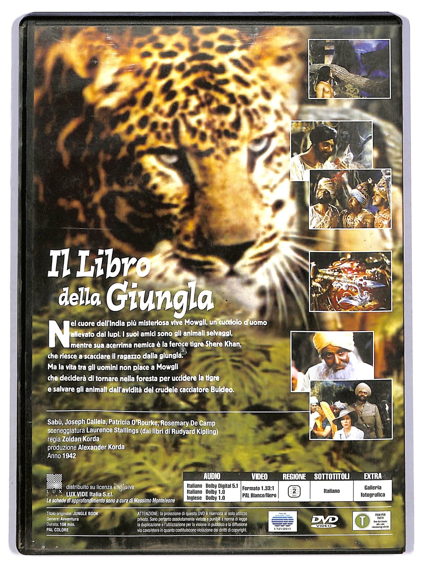 EBOND Il libro della giungla (film 1942) EDITORIALE DVD D749046