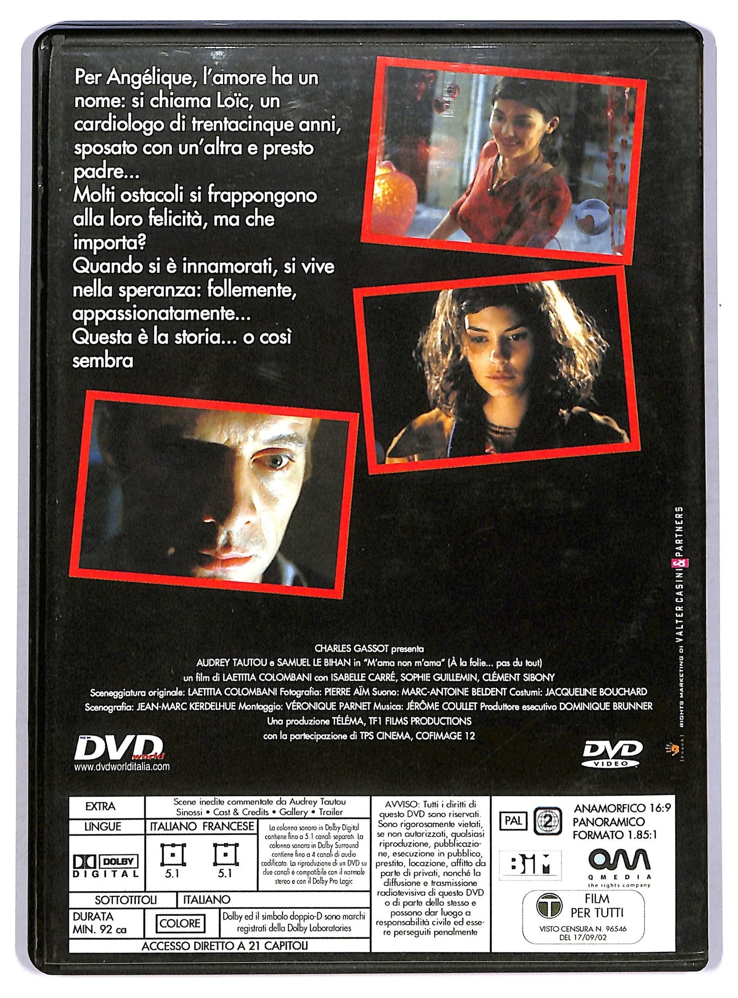EBOND M'ama non m'ama EDITORIALE DVD D749047