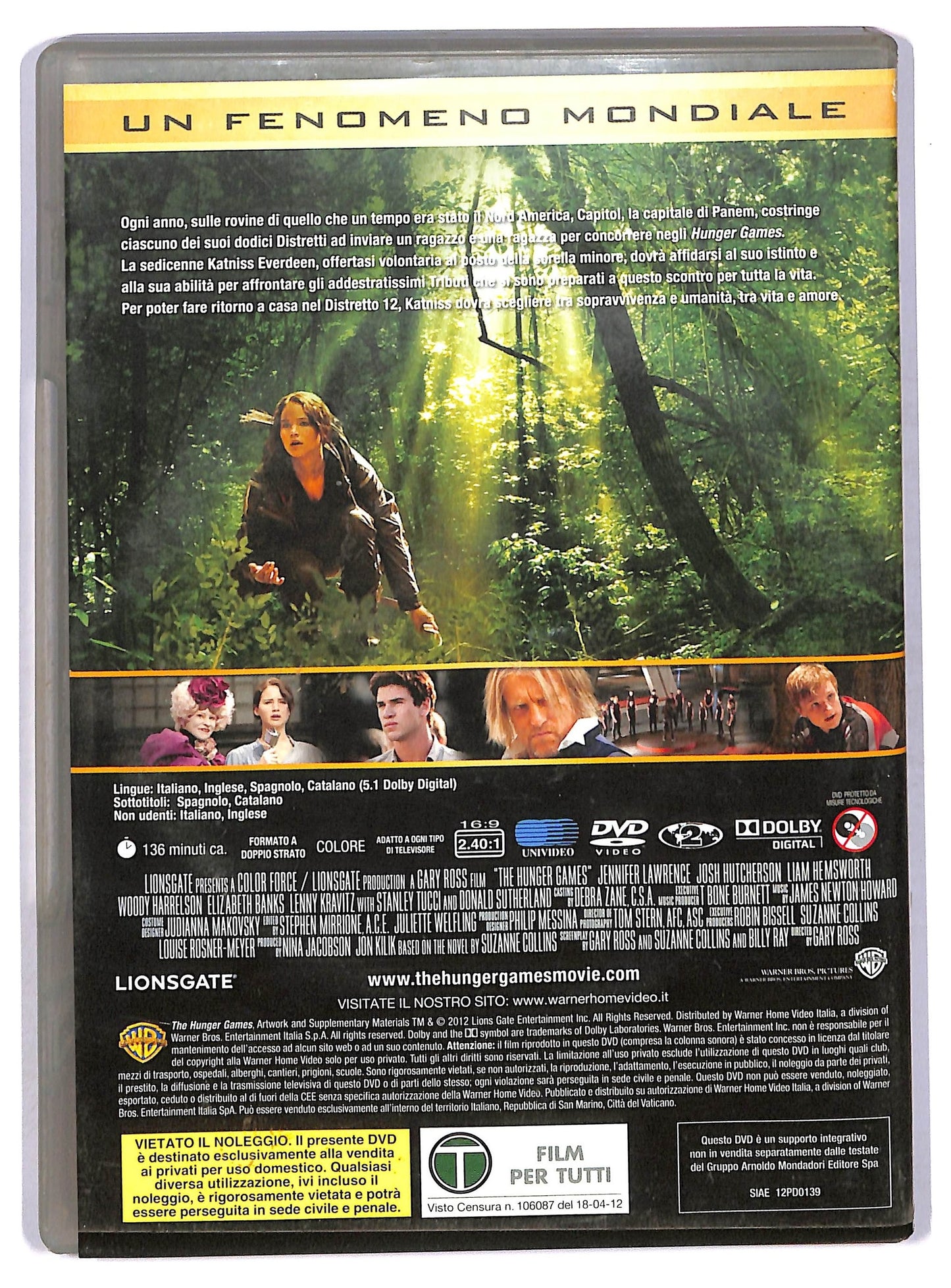EBOND Hunger Games  EDITORIALE DVD D749055