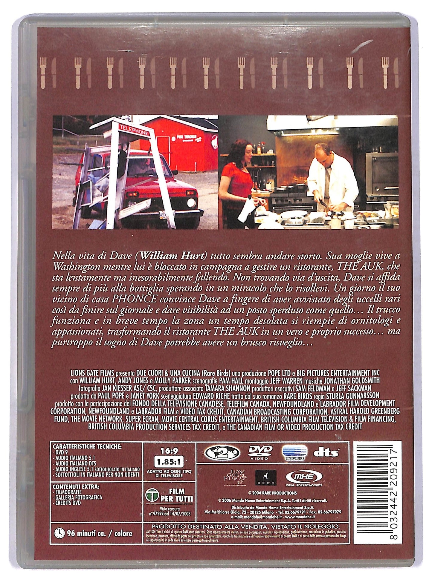 EBOND Due Cuori e Una Cucina   DVD D749057