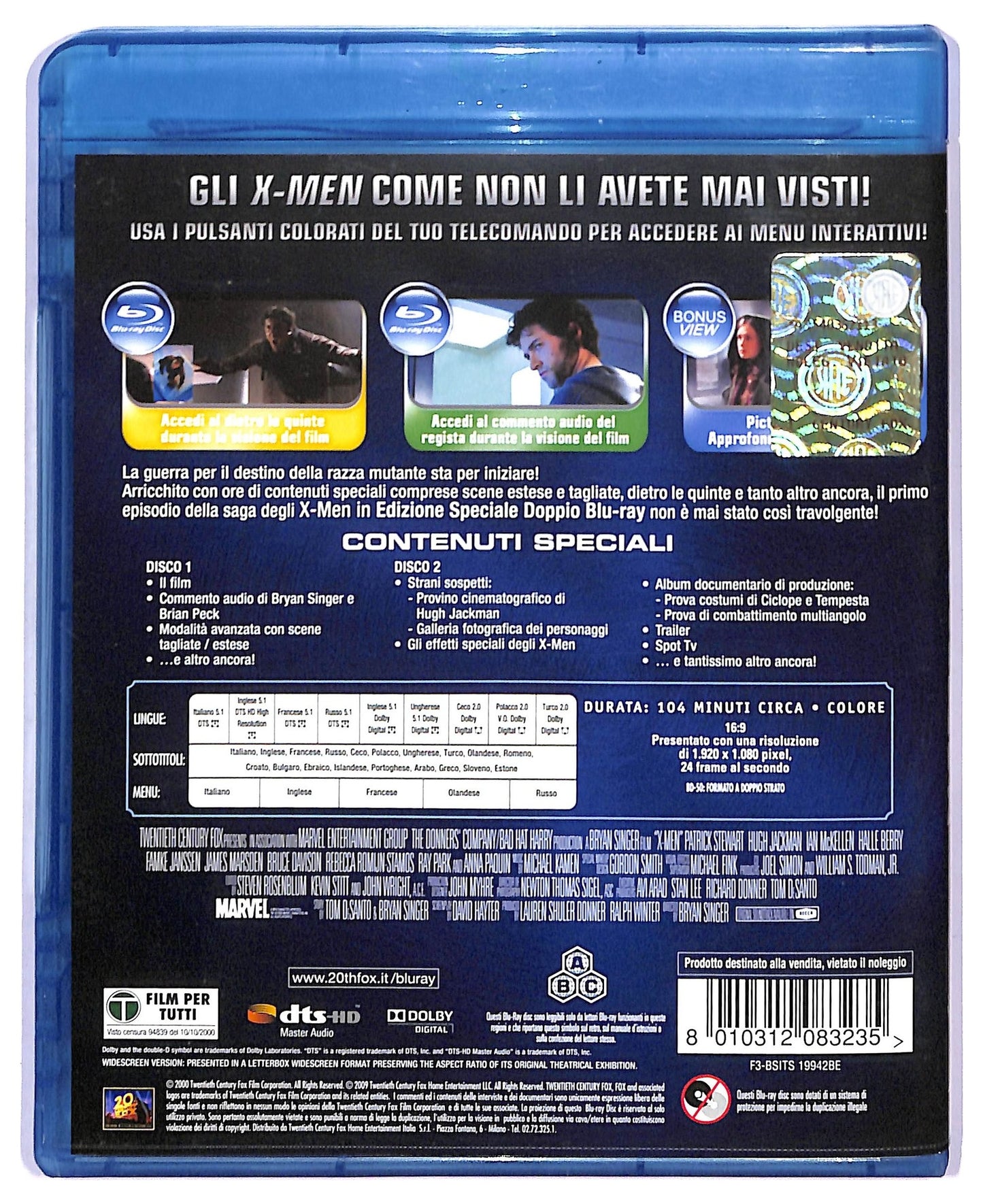 EBOND X-men BLURAY D749259