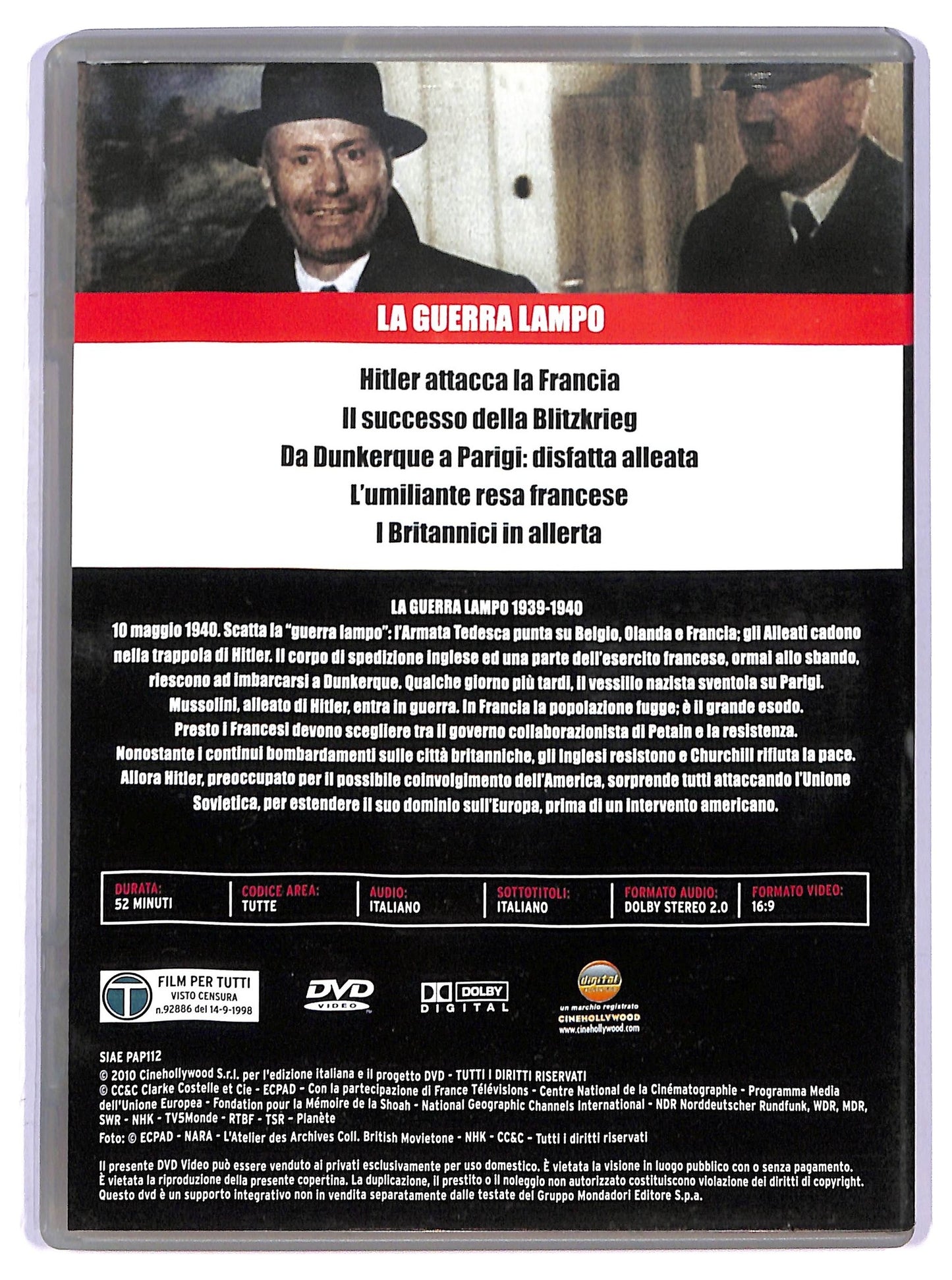 EBOND La guerra lampo - apocalypse la seconda guerra mondiale EDITORIALE DVD D749305