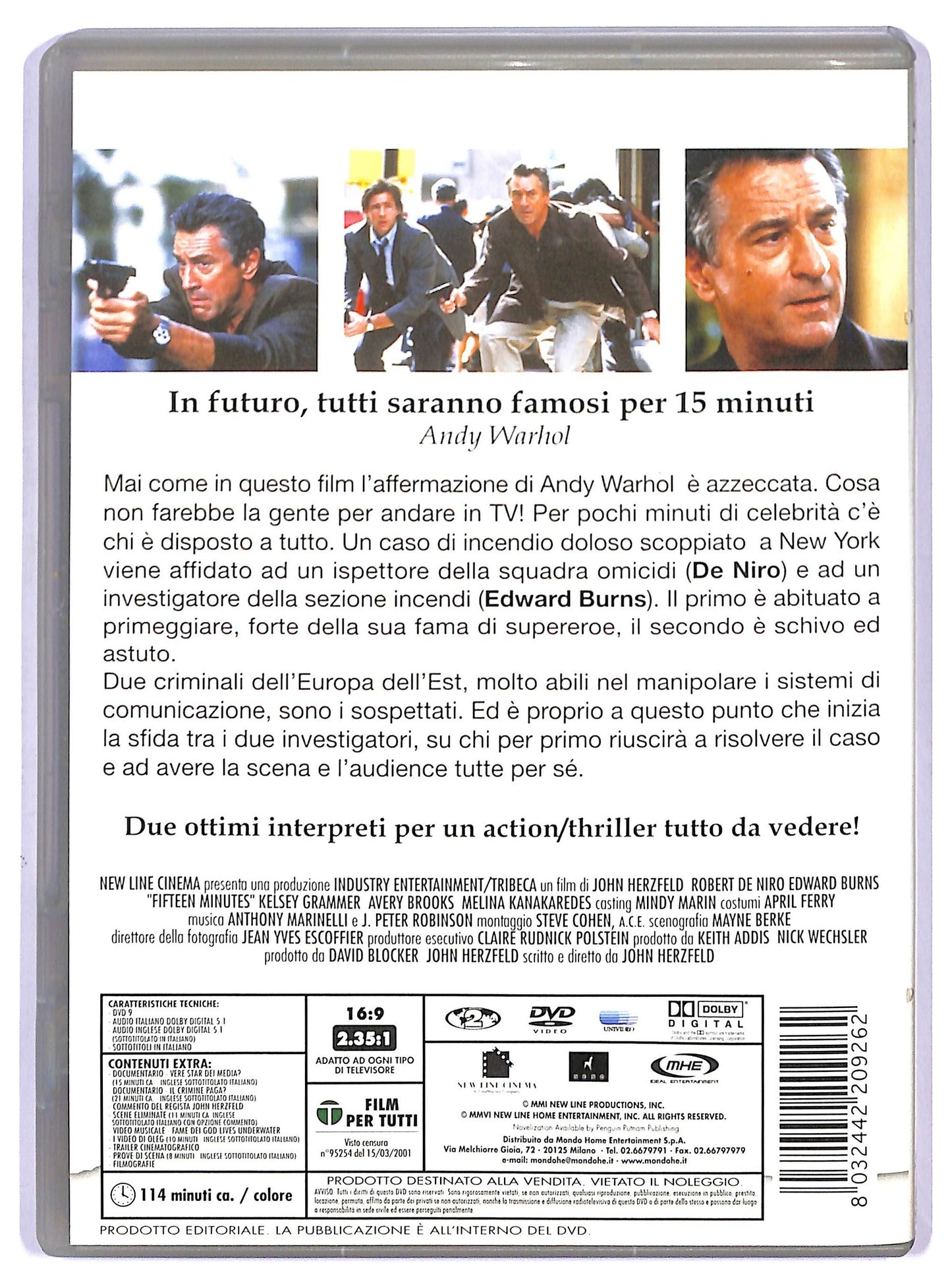 EBOND 15 minuti follia omicida a new york DVD D749316