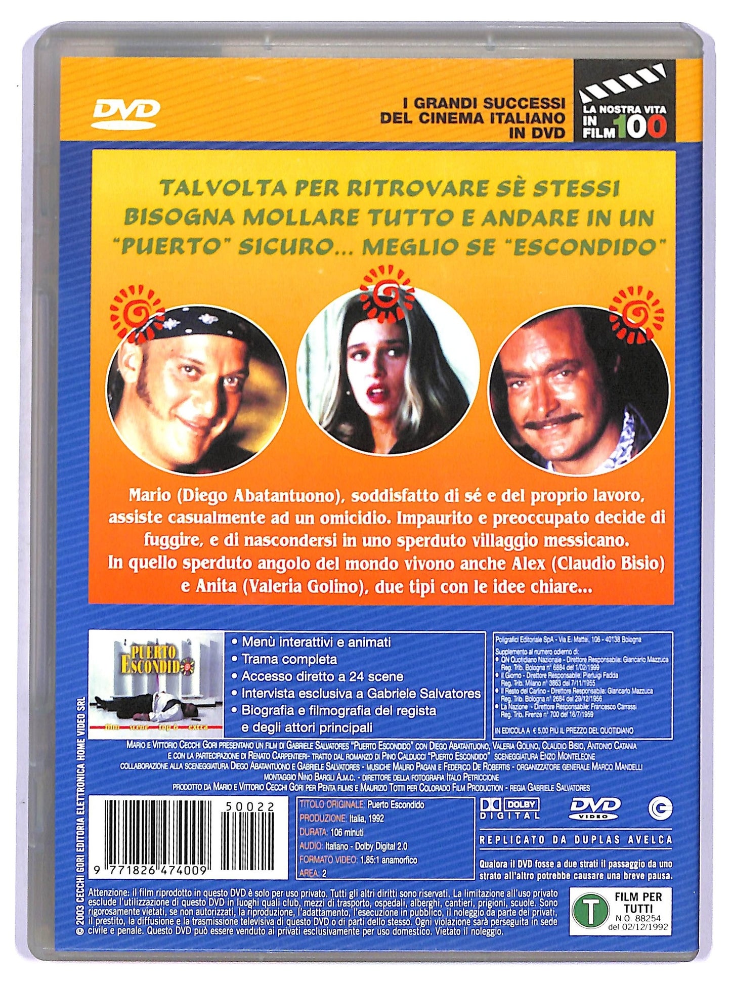 EBOND Puerto Escondido  EDITORIALE DVD D749340