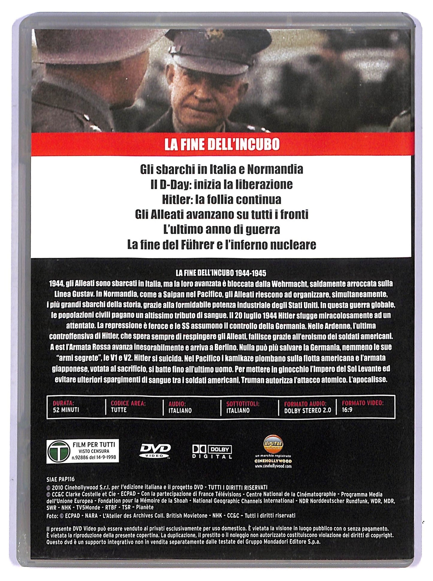 EBOND Apocalypse la seconda guerra mondiale - la fine dell'incubo EDITORIALE DVD D749436