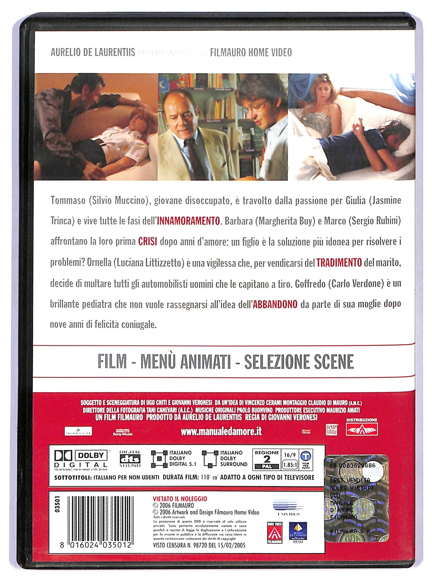EBOND manuale d'amore DVD D749520